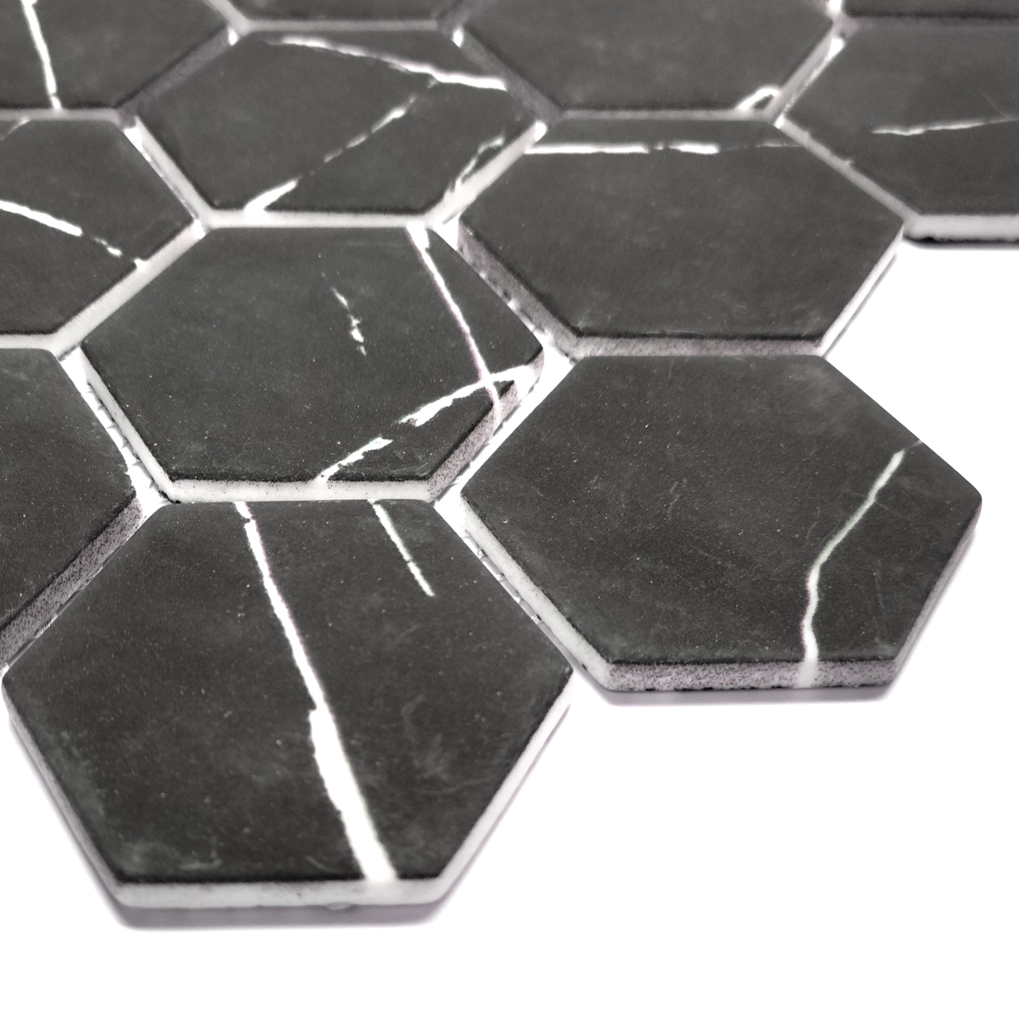 SUNWINGS HEXG-MBLK-10 Ceramic-Tile - View #3