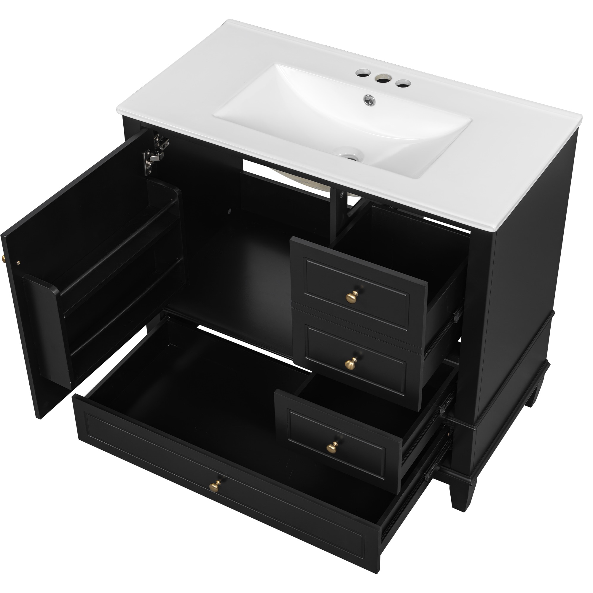 ModernLuxe L3P-N725P296576B Bath-Vanity-Combo - View #9