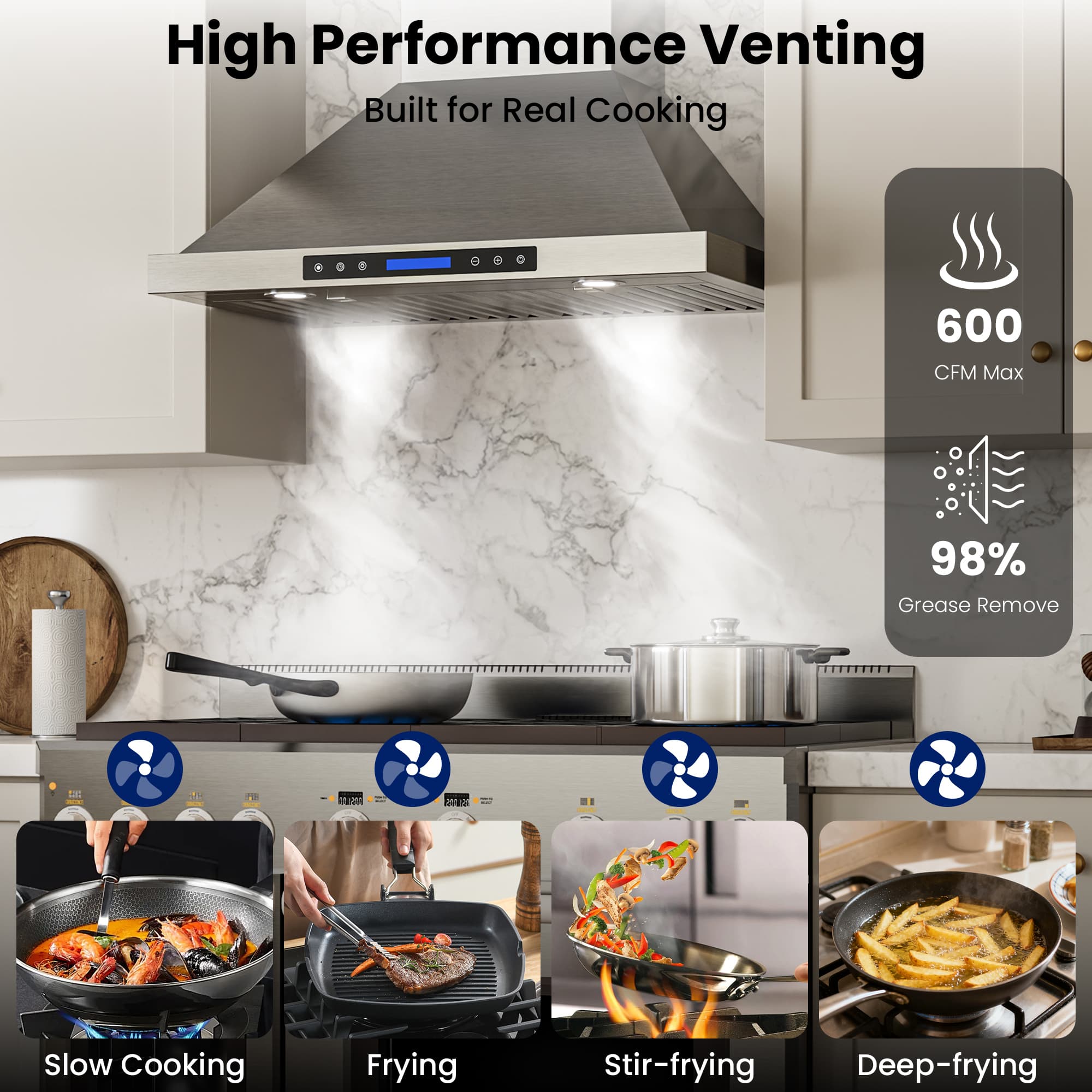 DIVAN DMP02-36 Wall-Mounted-Range-Hoods - View #4