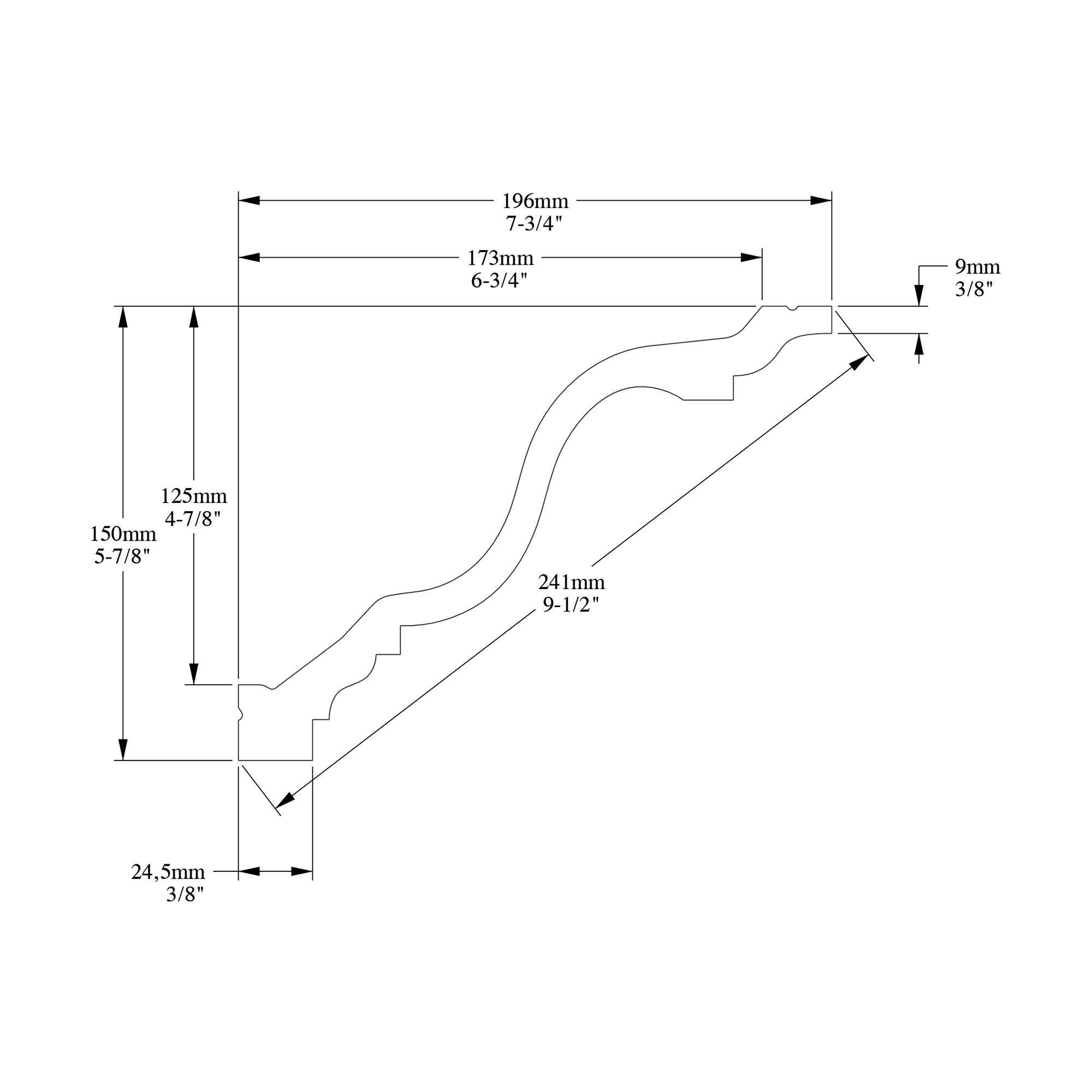 Orac Decor Orac Crown Moulding 9-1/2-in x 78-in Primed Polyurethane ...