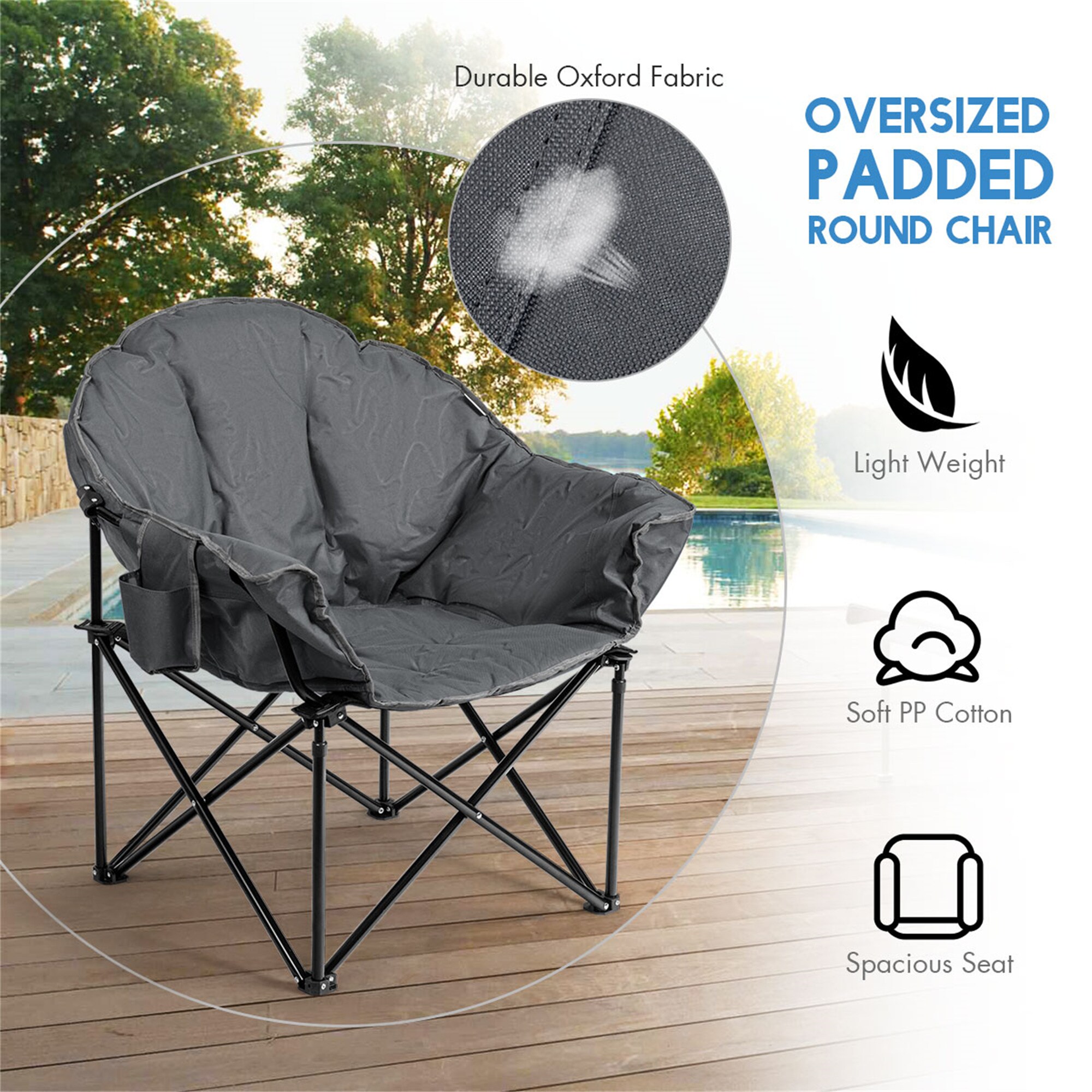 BABOOM BOM-70502GR-CO Beach-Camping-Chairs - View #9