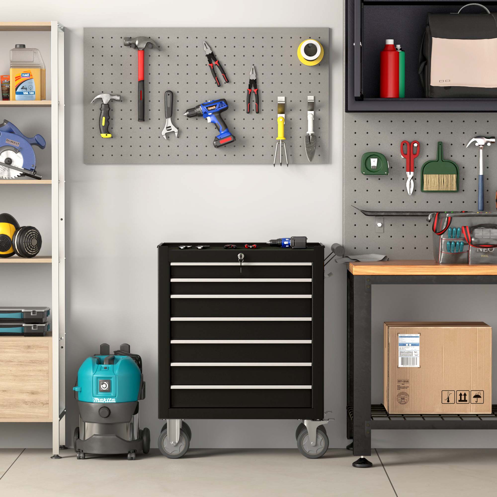 RaDEWAY TH111209-BK Tool-Cabinets - View #7