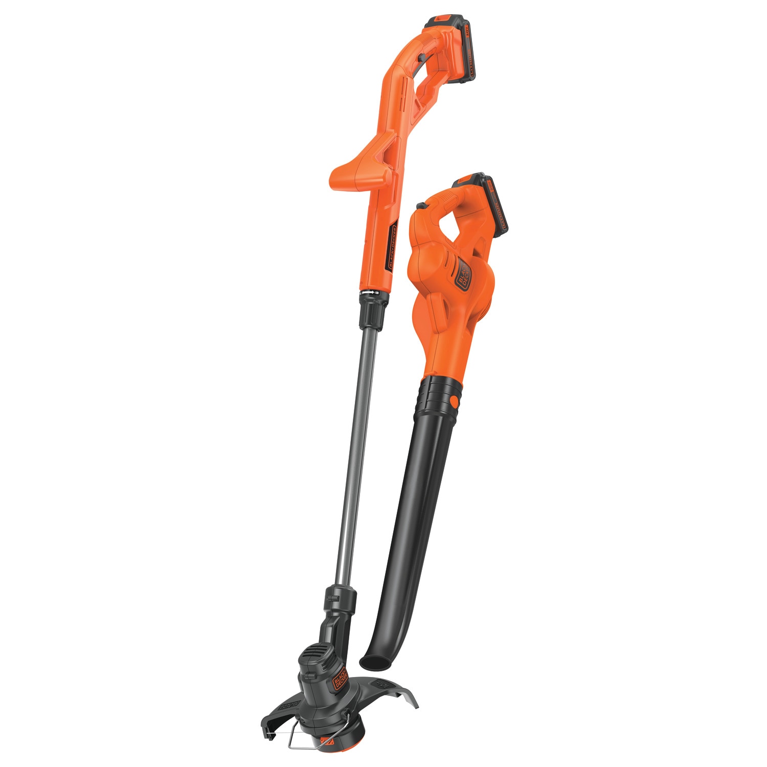 BLACK+DECKER 20-volt Max Cordless Battery String Trimmer and Leaf Blower  Combo Kit (Battery & Charger Included) in the Power Equipment Combo Kits  department at