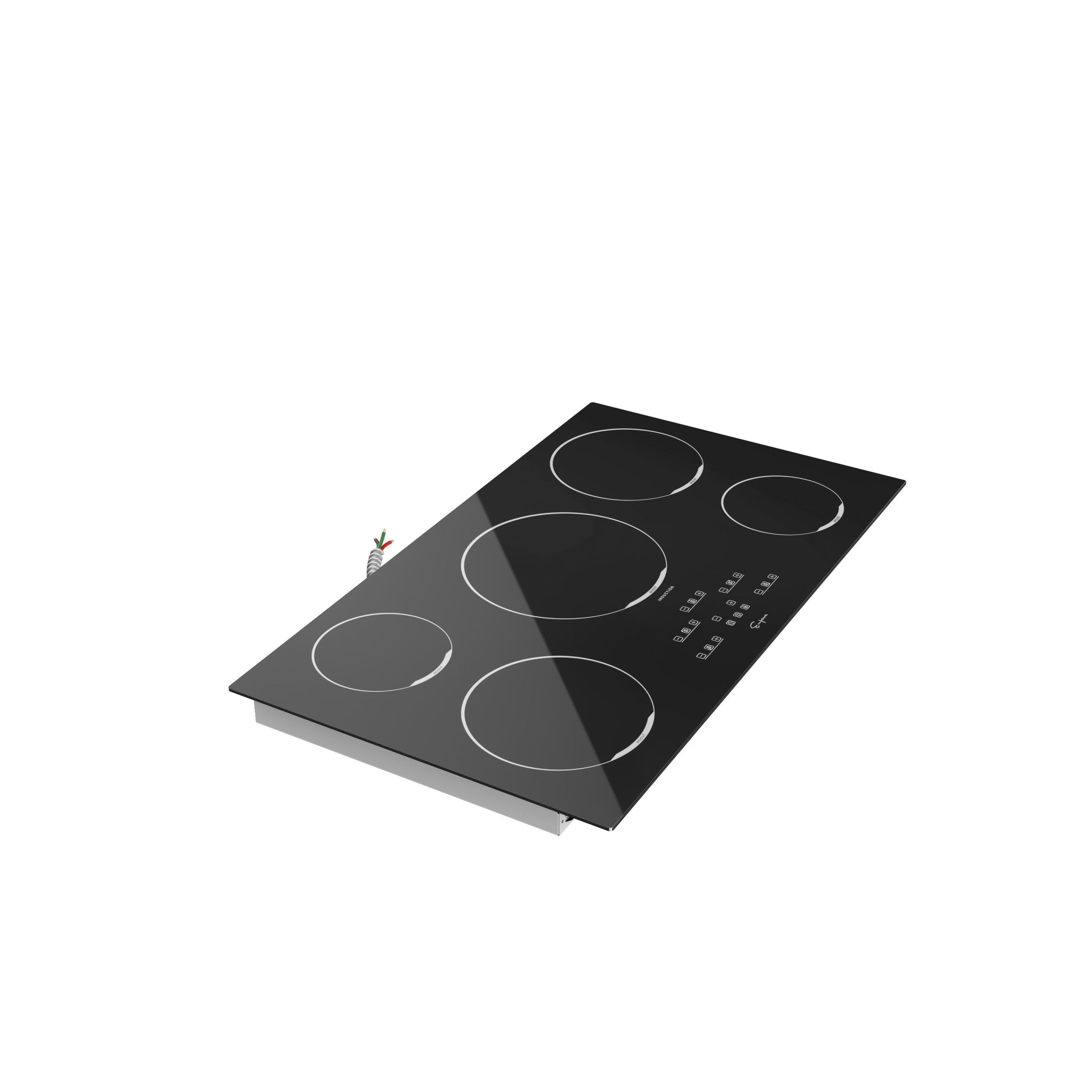 ÄLMESTAD Induction cooktop, black, 36 - IKEA