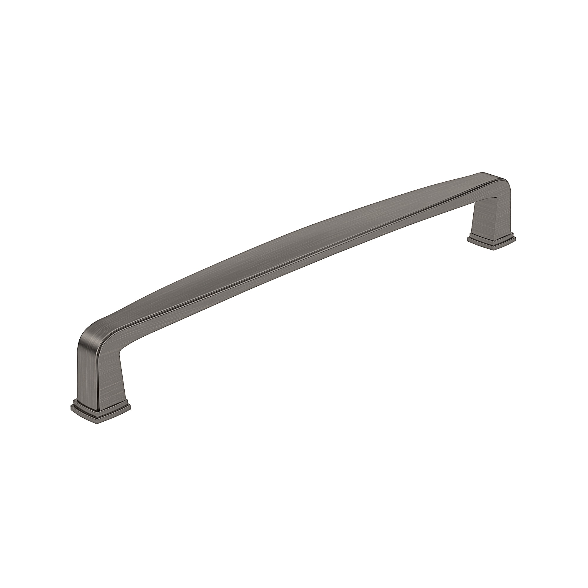 Richelieu BP810160143 Charlemagne 6-5/16-in , 160mm Center to Center Antique Nickel Rectangular Handle