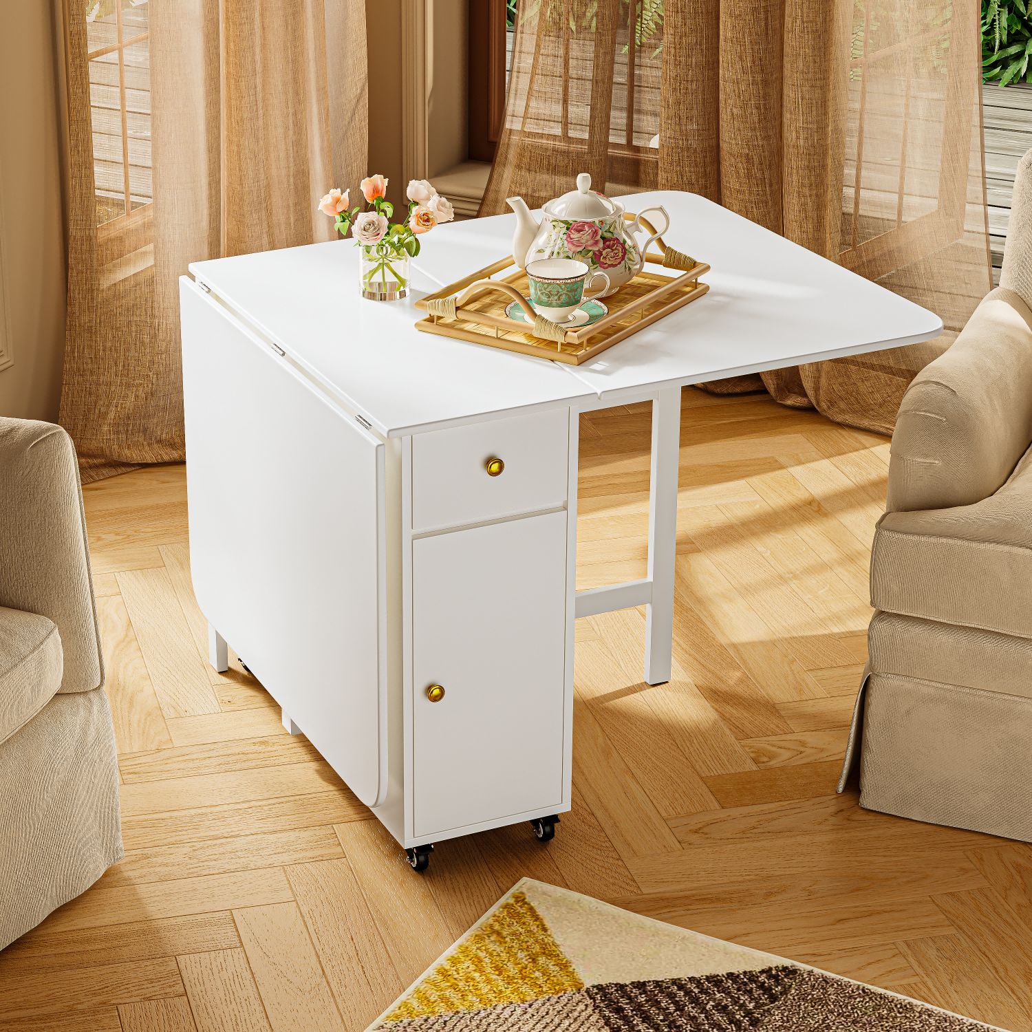 ATJafurn ATJZZ-DT001 Folding-Tables - View #2