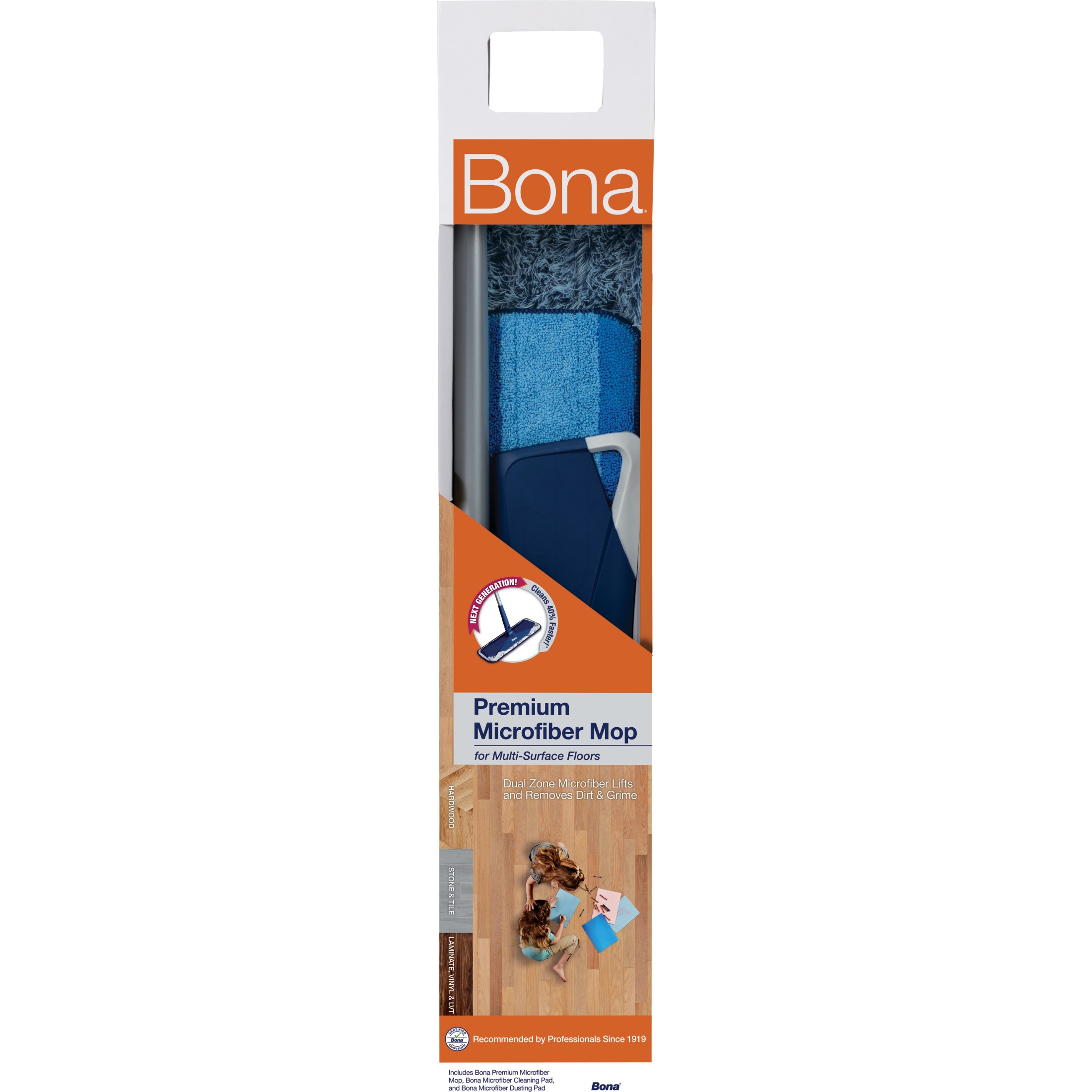 Bona® Premium Microfiber Mop for Multi-Surface Floors