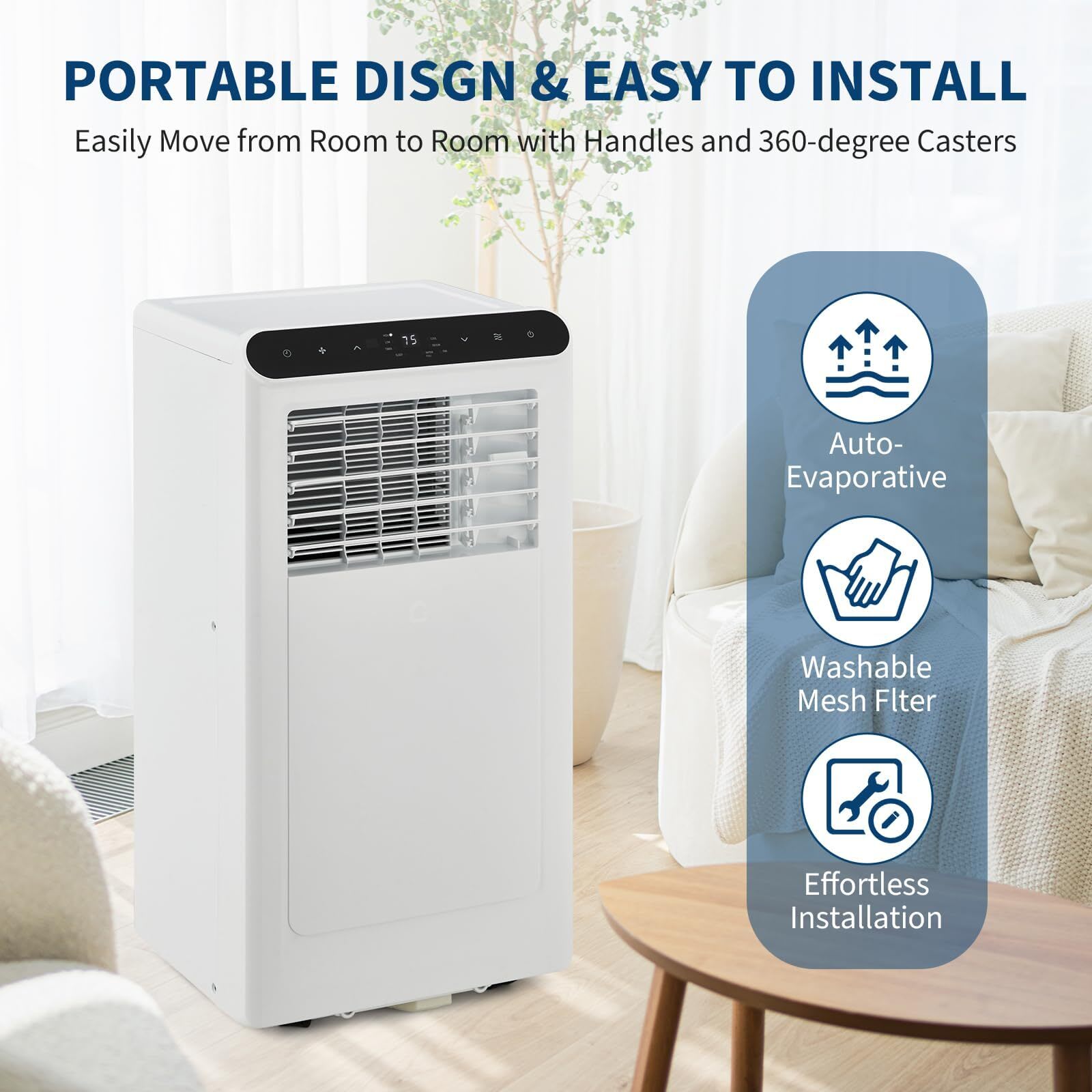 Qeetex LLPKT-PHK337DW8VN Portable-Air-Conditioners - View #6