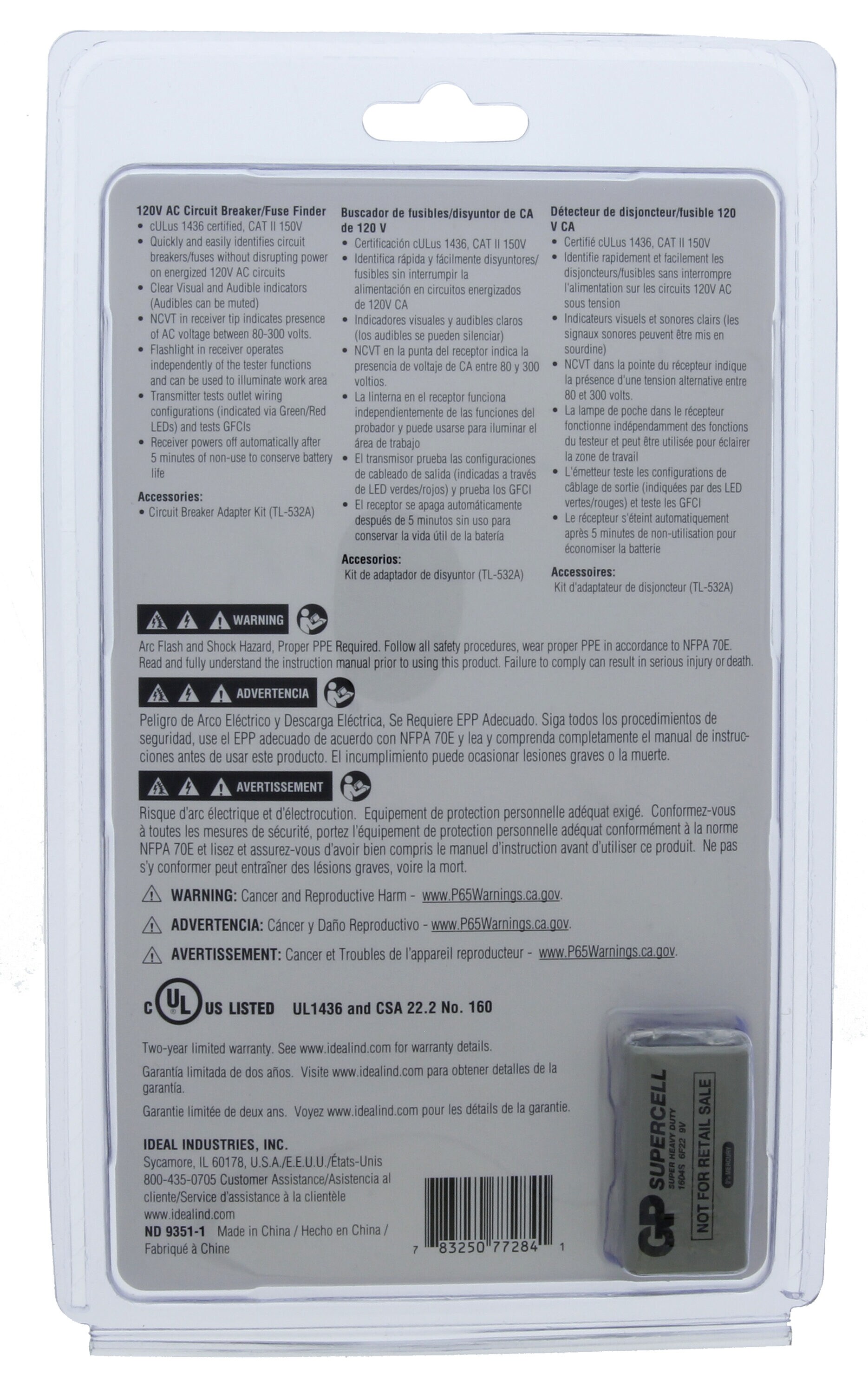 IDEAL LED Display Circuit Breaker Finder Specialty Meter 120V in the ...