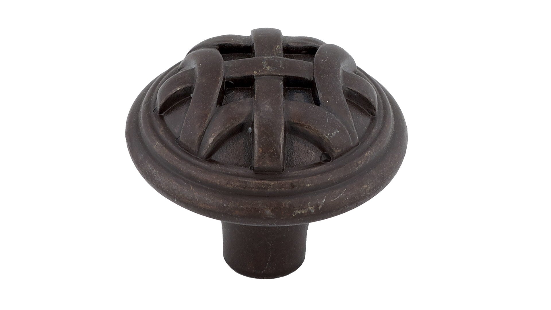 Richelieu BP2391632801 1-1/4-in Rust Round Traditional Cabinet Knob