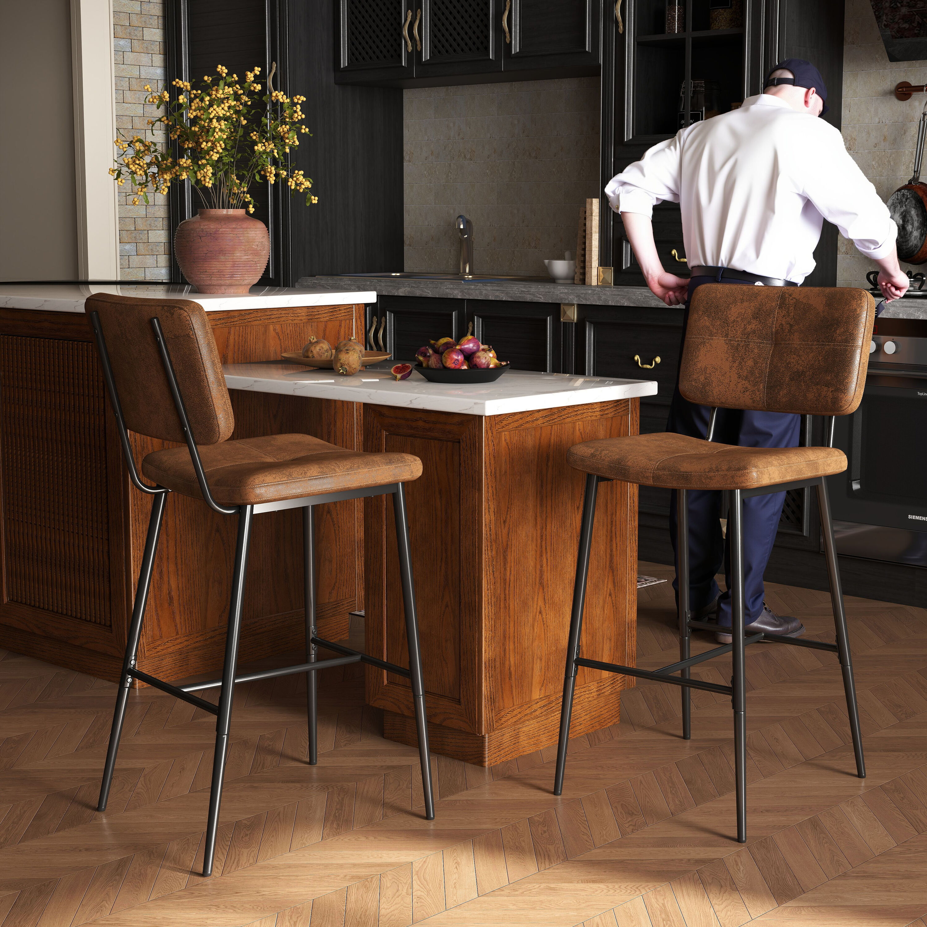 Homy Casa POMONA BAR 2 stools - View #4
