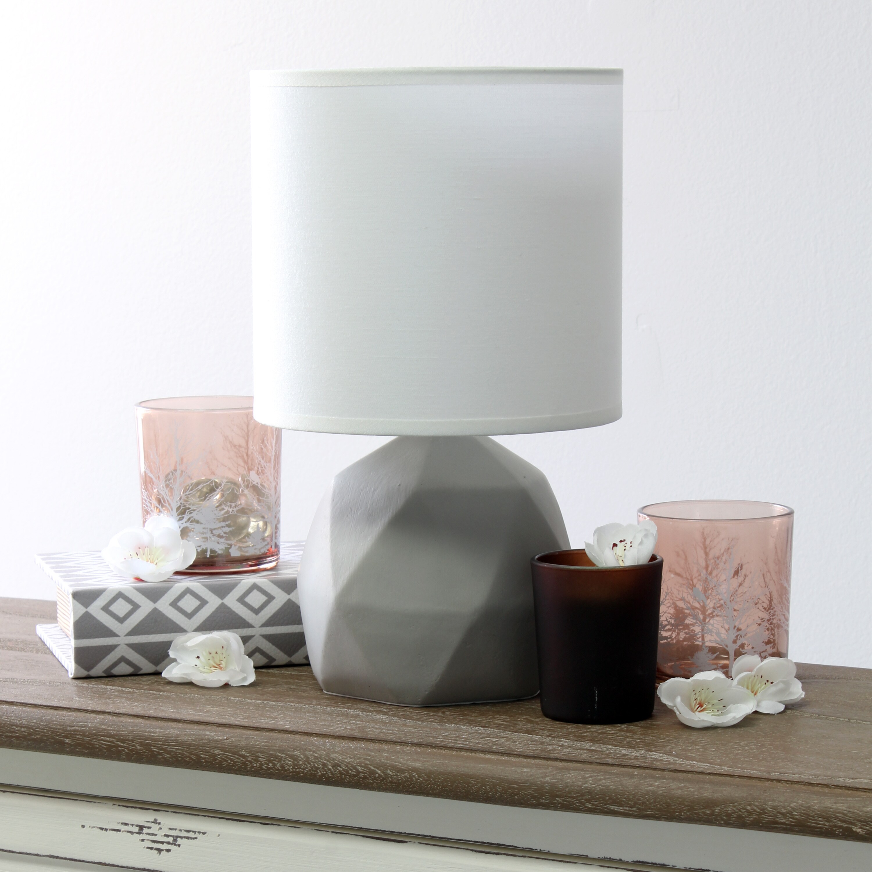 Simple Designs LT2060-WHT Table-Lamps - View #6