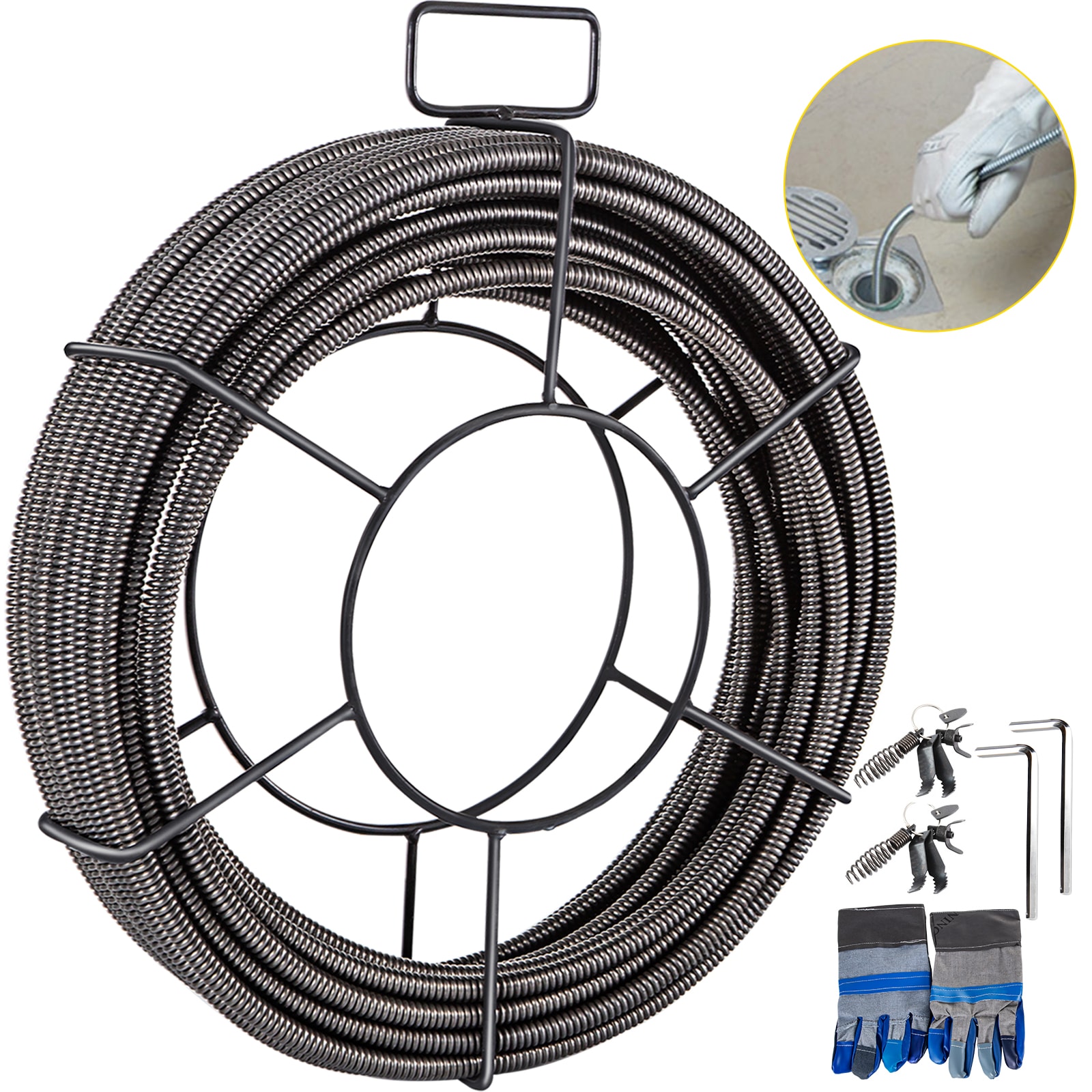 Extreme Safety : BrassCraft® Zip-it® BC00400 Manual Drain Cleaning