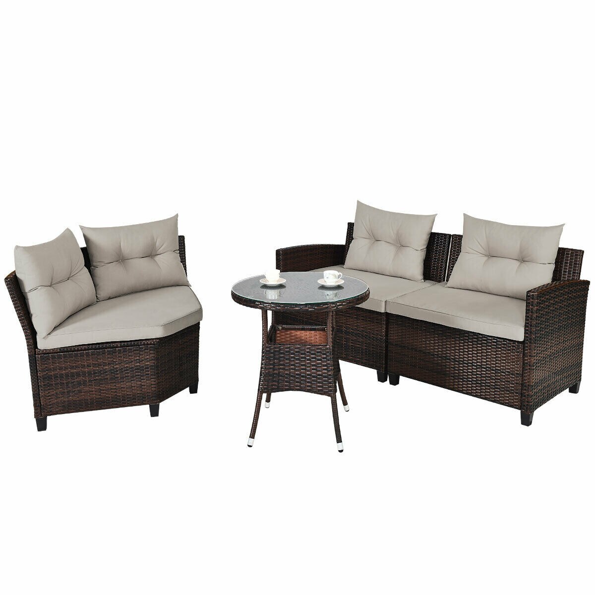 Forclover HYFE-68655ABN Patio-Conversation-Sets - View #13