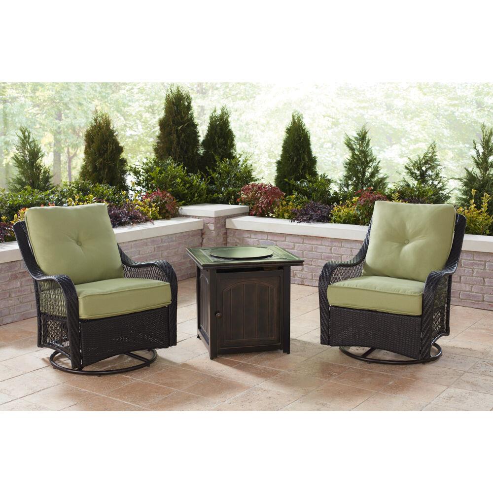 Hanover ORL3PCFPSQ-GRN Patio-Conversation-Sets - View #11