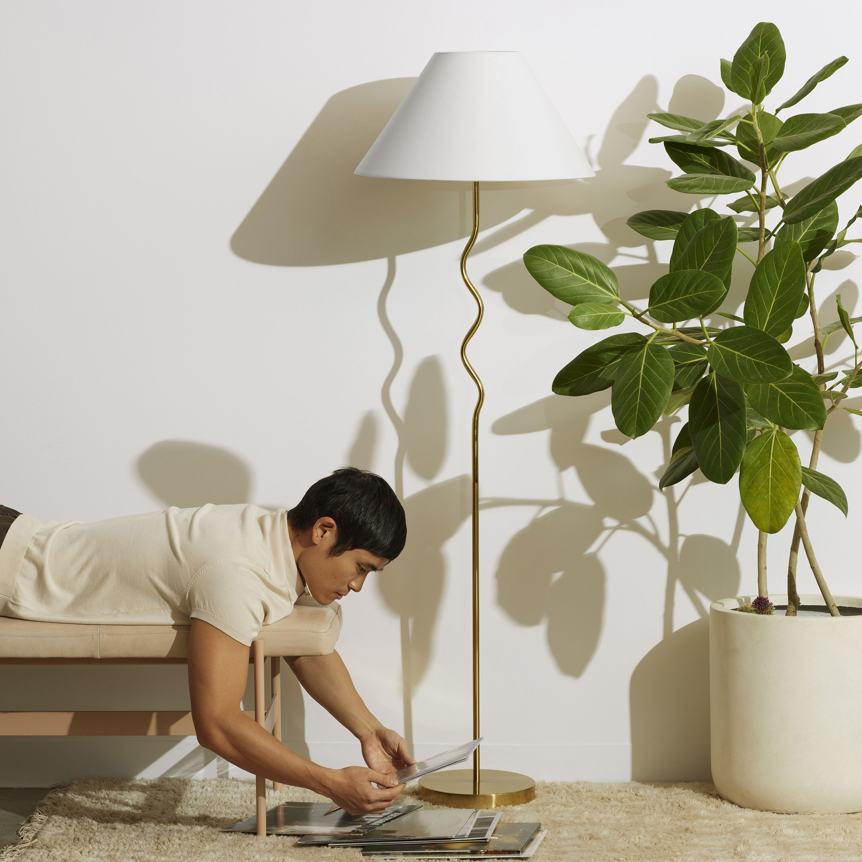 Brightech FL-SQGL-BRS floorlamps - View #6