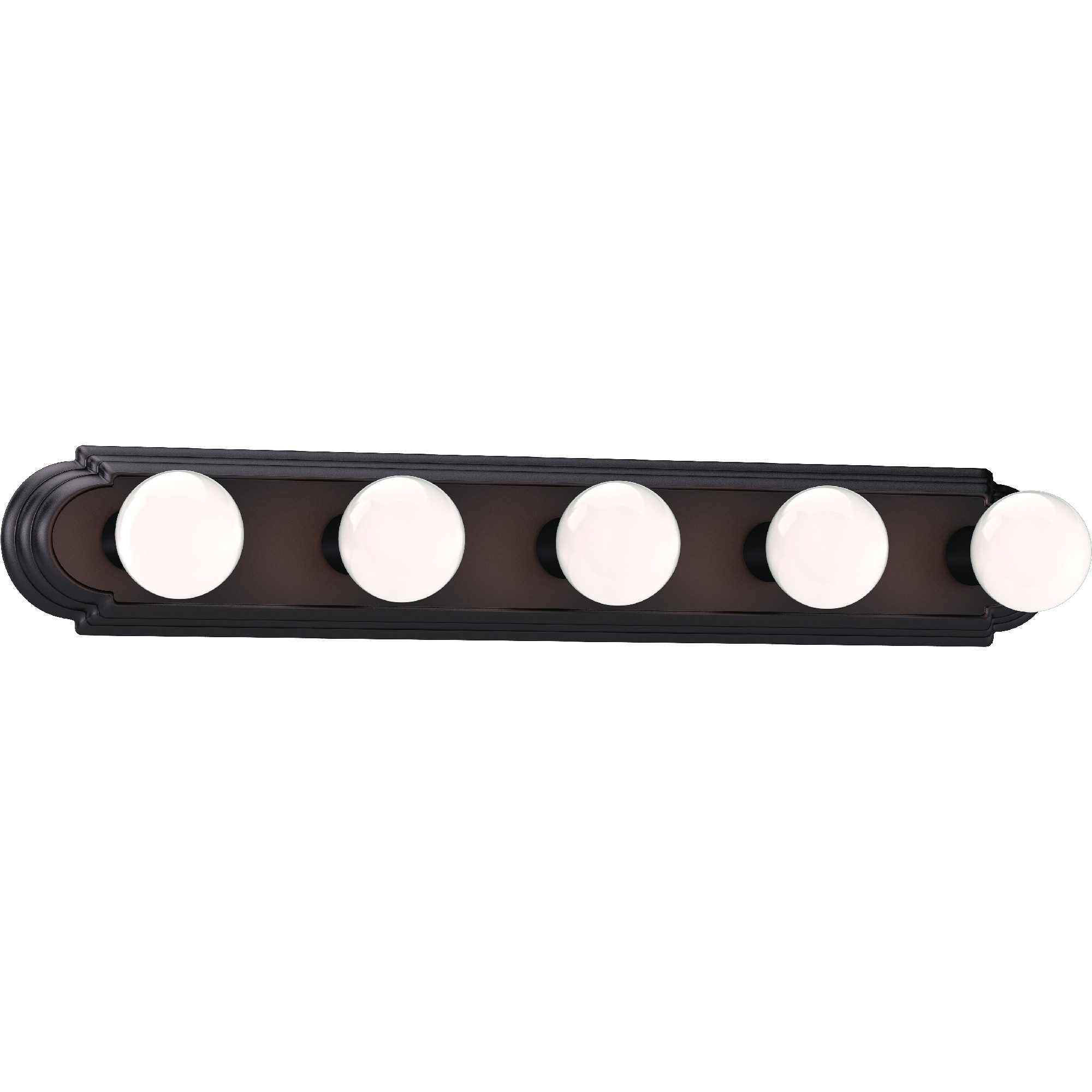 Volume Lighting V1125-79 30-in 5 -Light Satin Bronze Traditional Vanity light