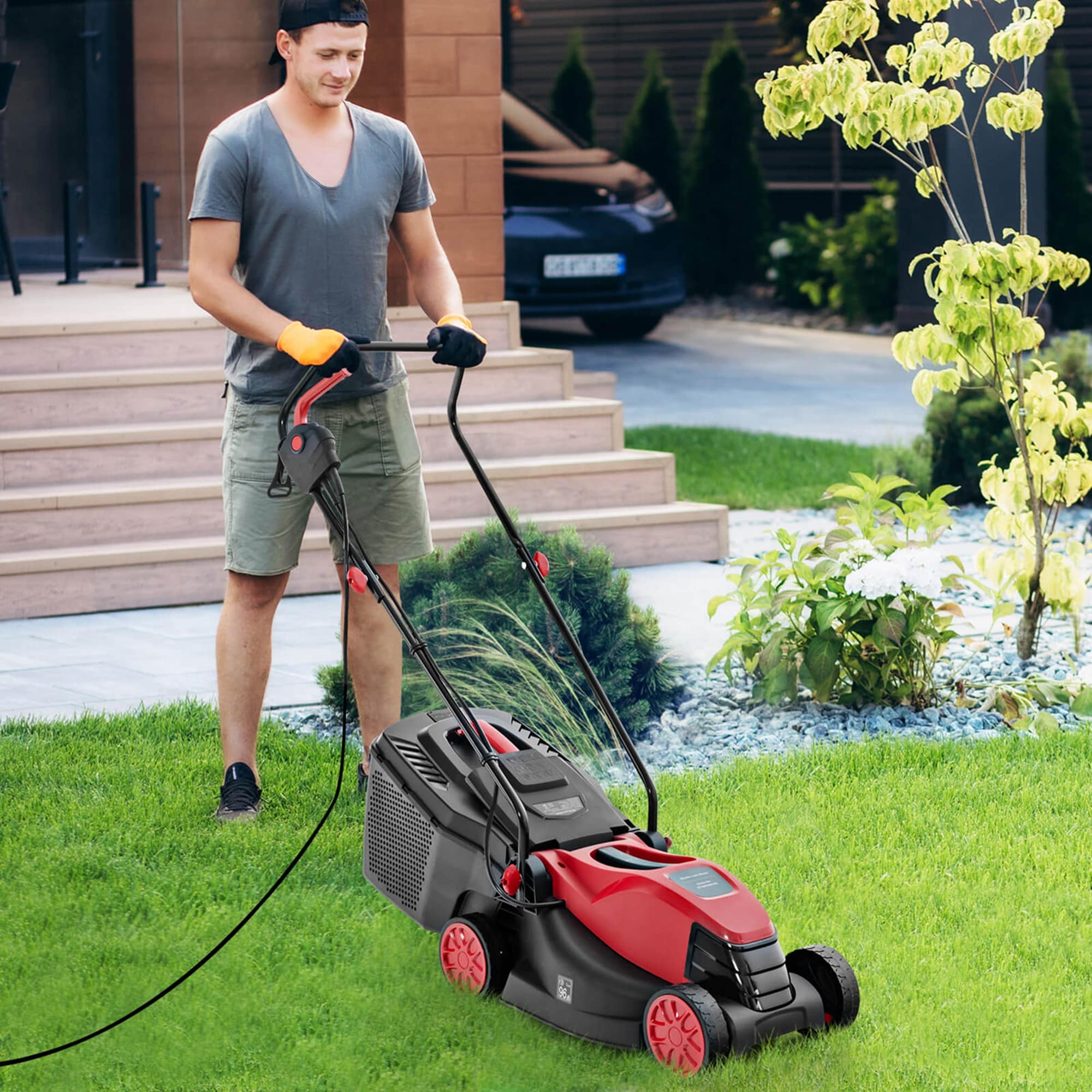 Costway HCST00857 Push-Mower-Electric - View #2