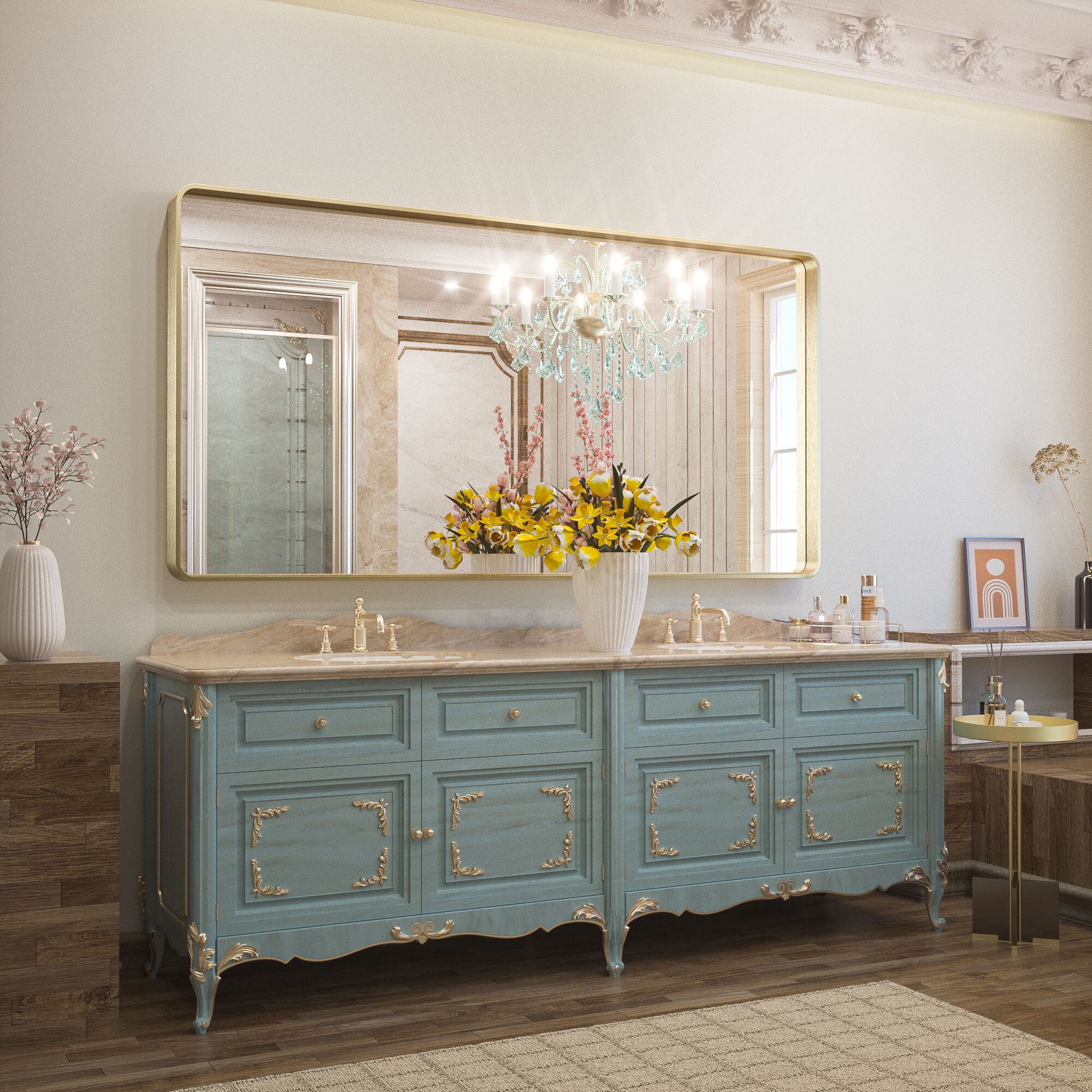 Keonjinn LW-JZ-JSKYJ-15276-GD Decor-Mirrors - View #2