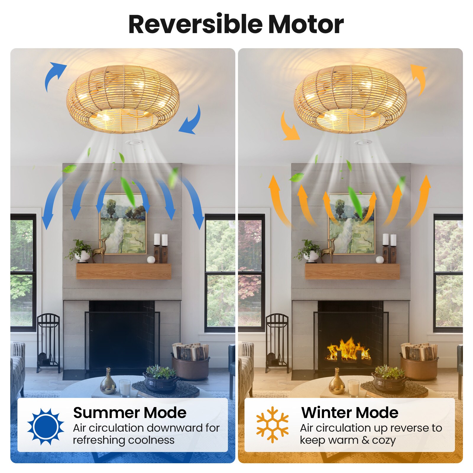 KAISITE 8127CF-04CR-US Ceiling-Fans - View #7