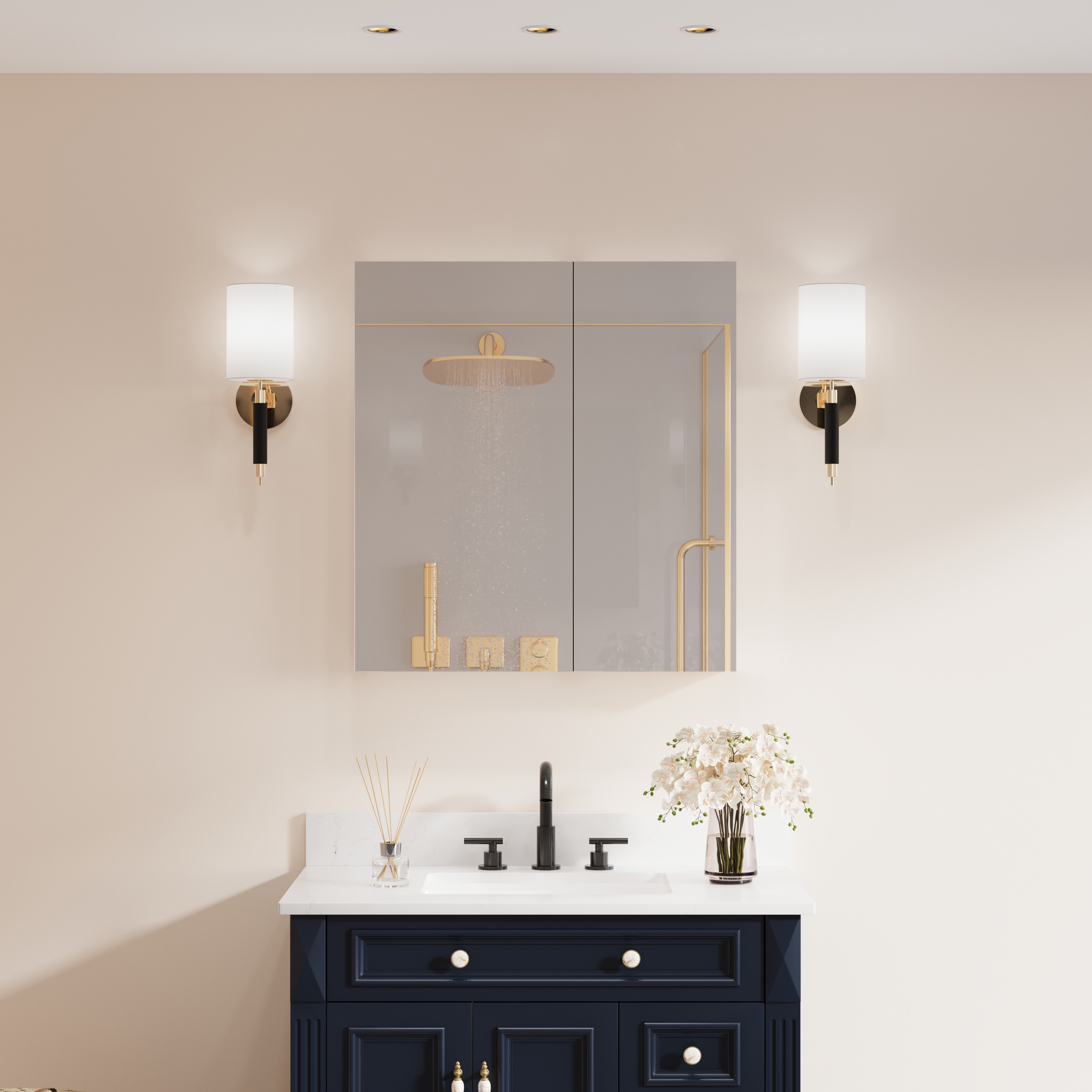 Forclover WBSG-127892 Bathroom-Medicine-Cabinets - View #7