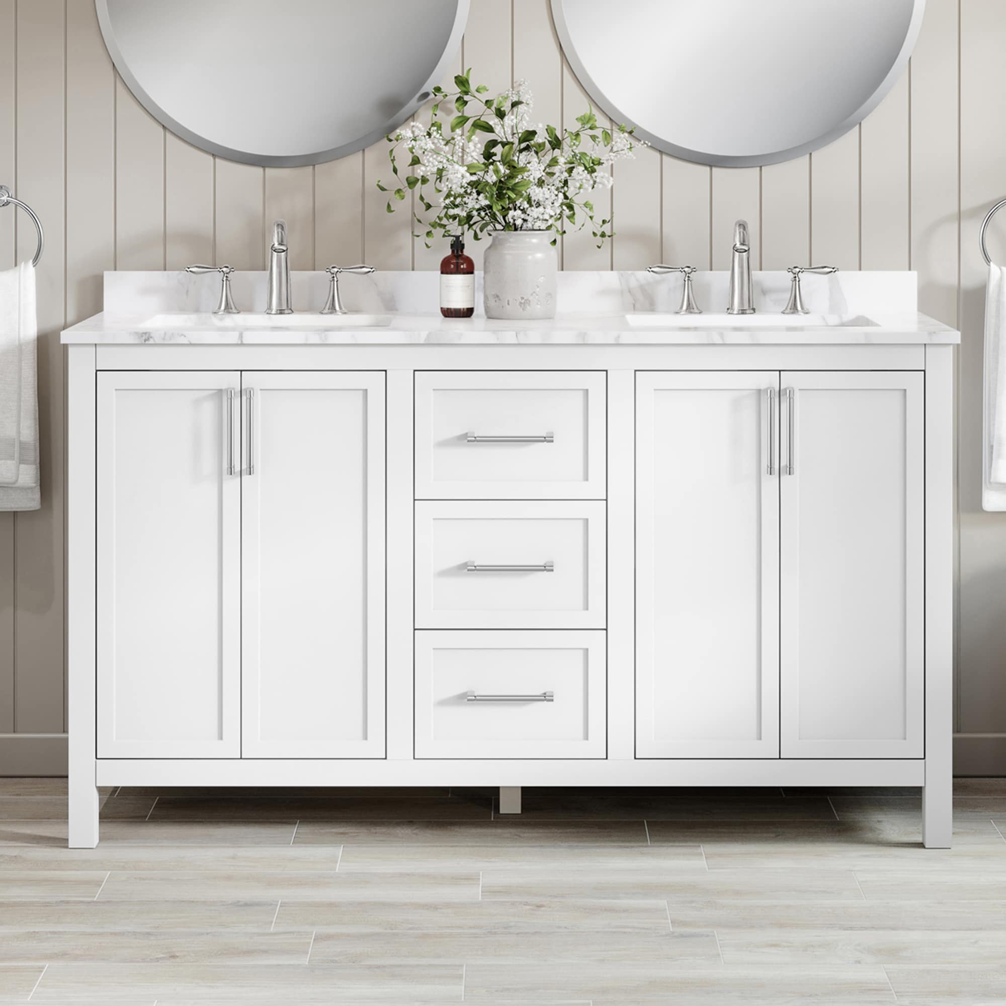 allen + roth LENOIR 60W Bath-Vanity-Combo - View #14