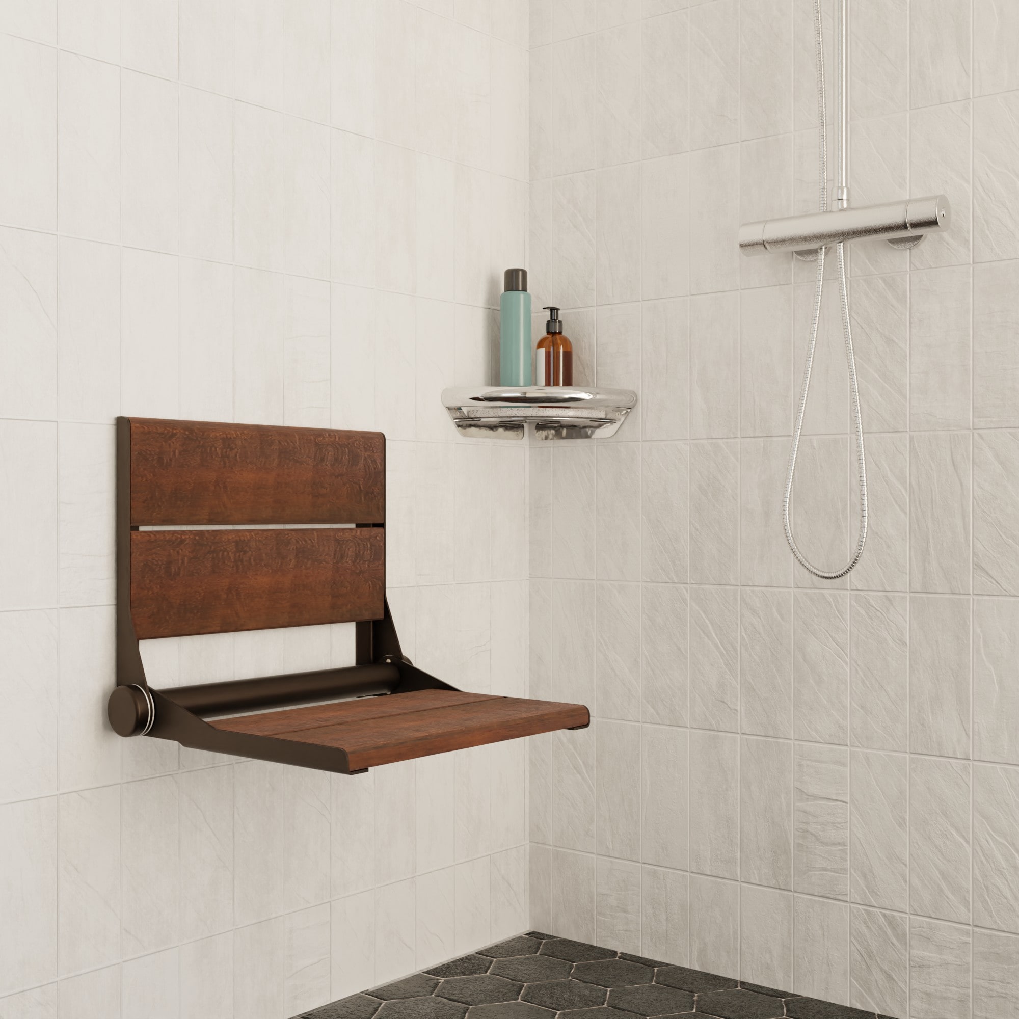 Invisia INV-WSFD-26-MED-ORB Bath-Safety-Seats-Benches - View #2