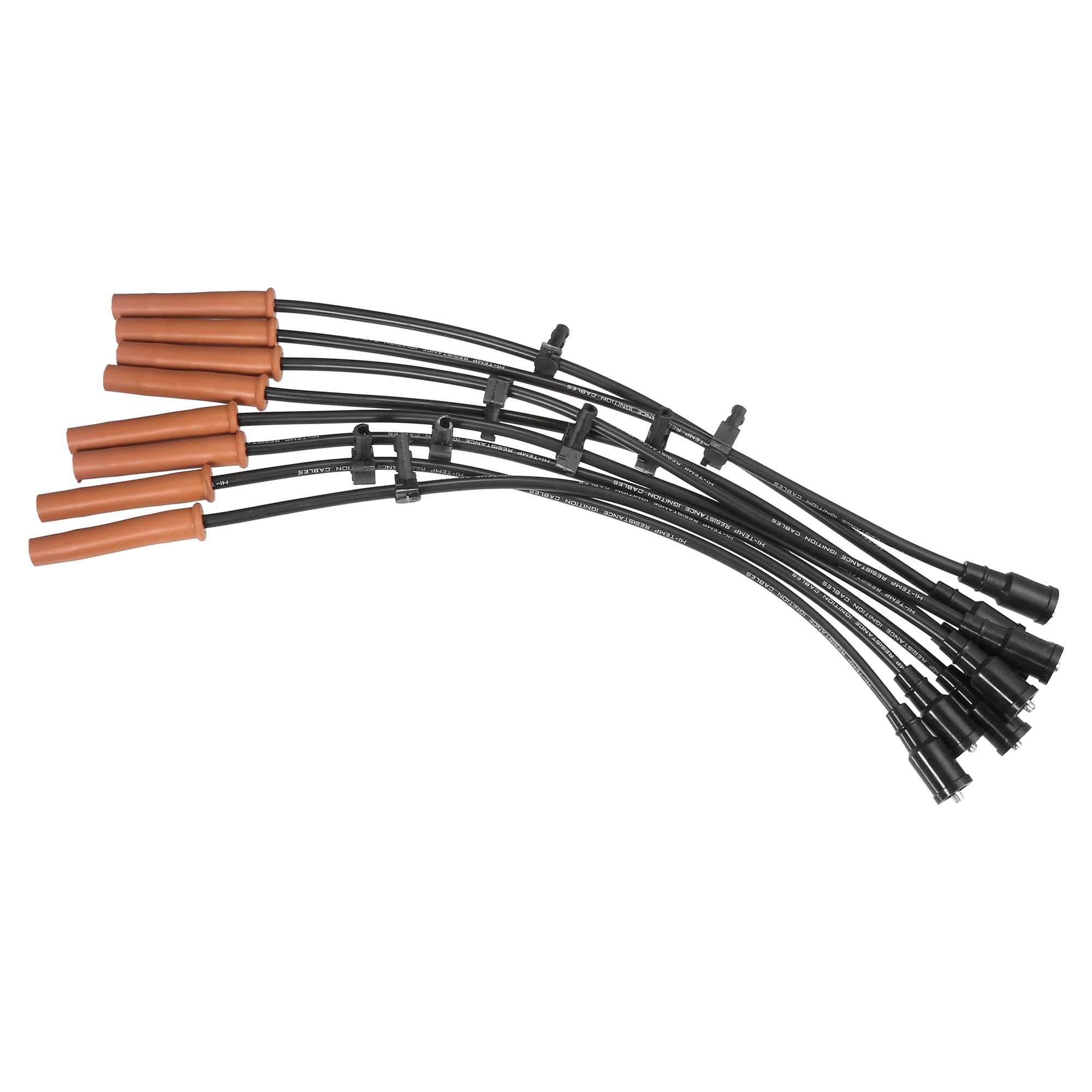 Unique Bargains Car Spark Plug Coil Wires Ignition Coil Harness Cable 8mm Fit for Ford F-150 F-250 E-350 Super Duty 6.2L Pack of 8 #S26011400UX1554