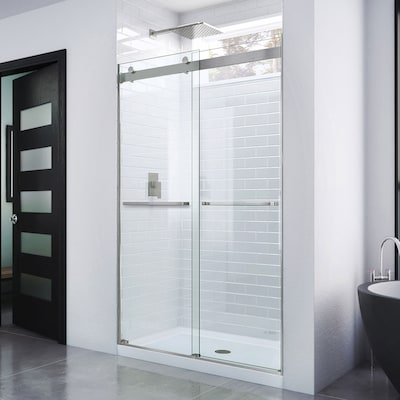 In The Shower Doors Department At Com, Replacement Shower Doors Sliding