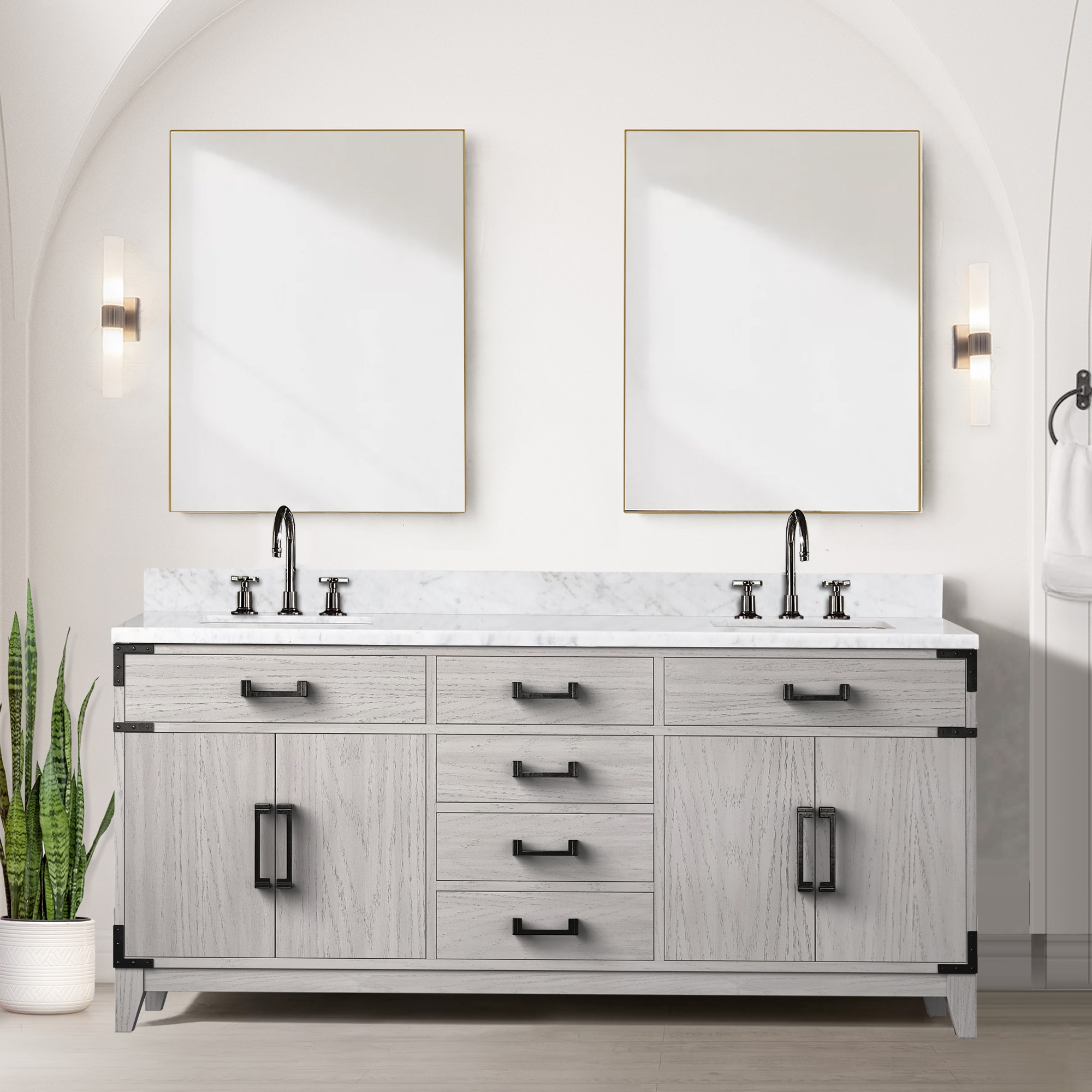 Lexora LVW72DM110 Bath-Vanity-Combo - View #4