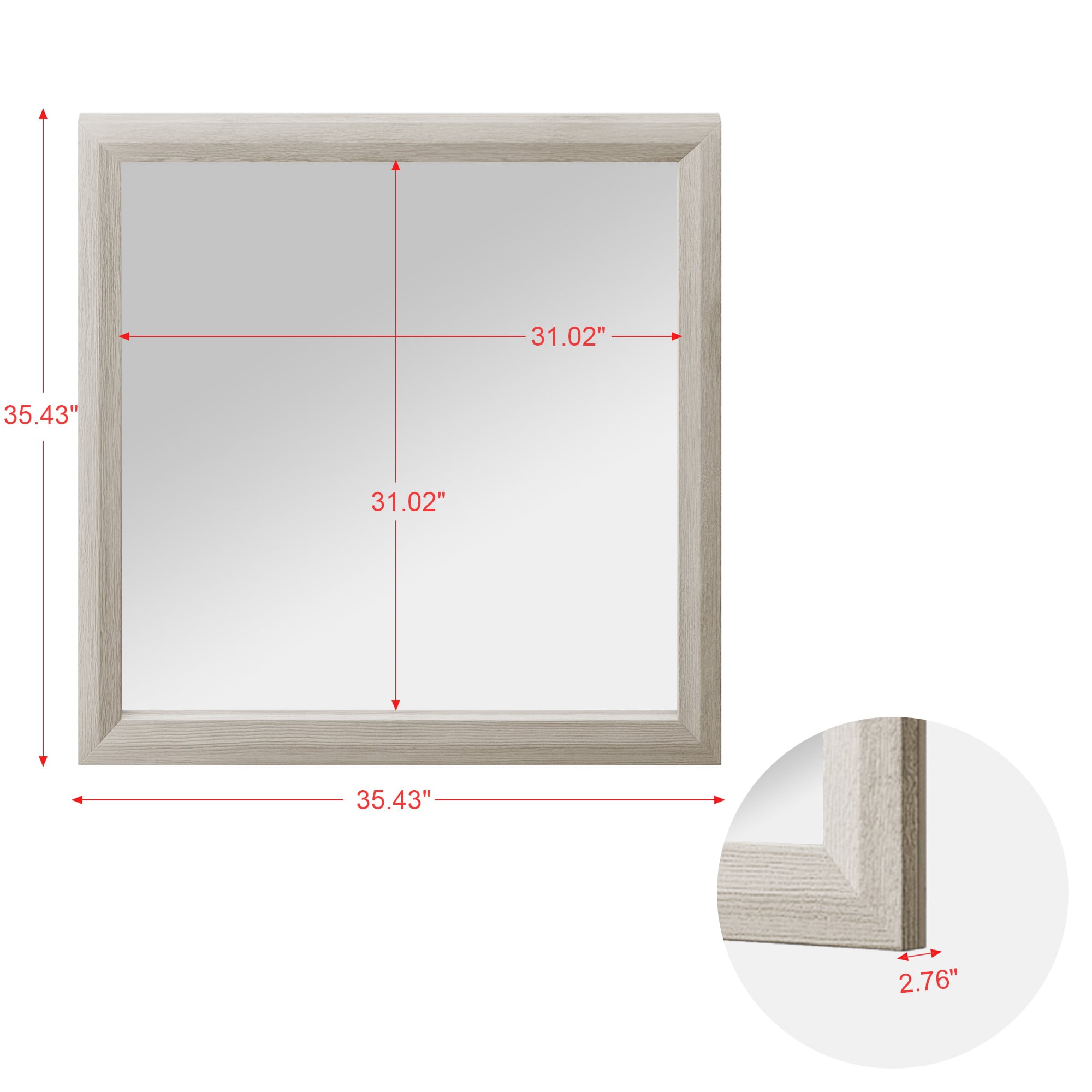 Serwall YDSZJ-DW-3P Decor-Mirrors - View #3