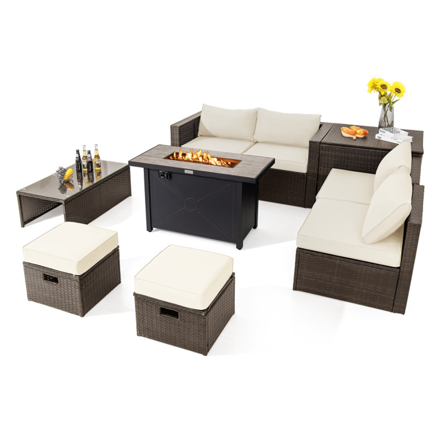 Dimakai DK-TOP-06AAK Patio-Conversation-Sets - View #3