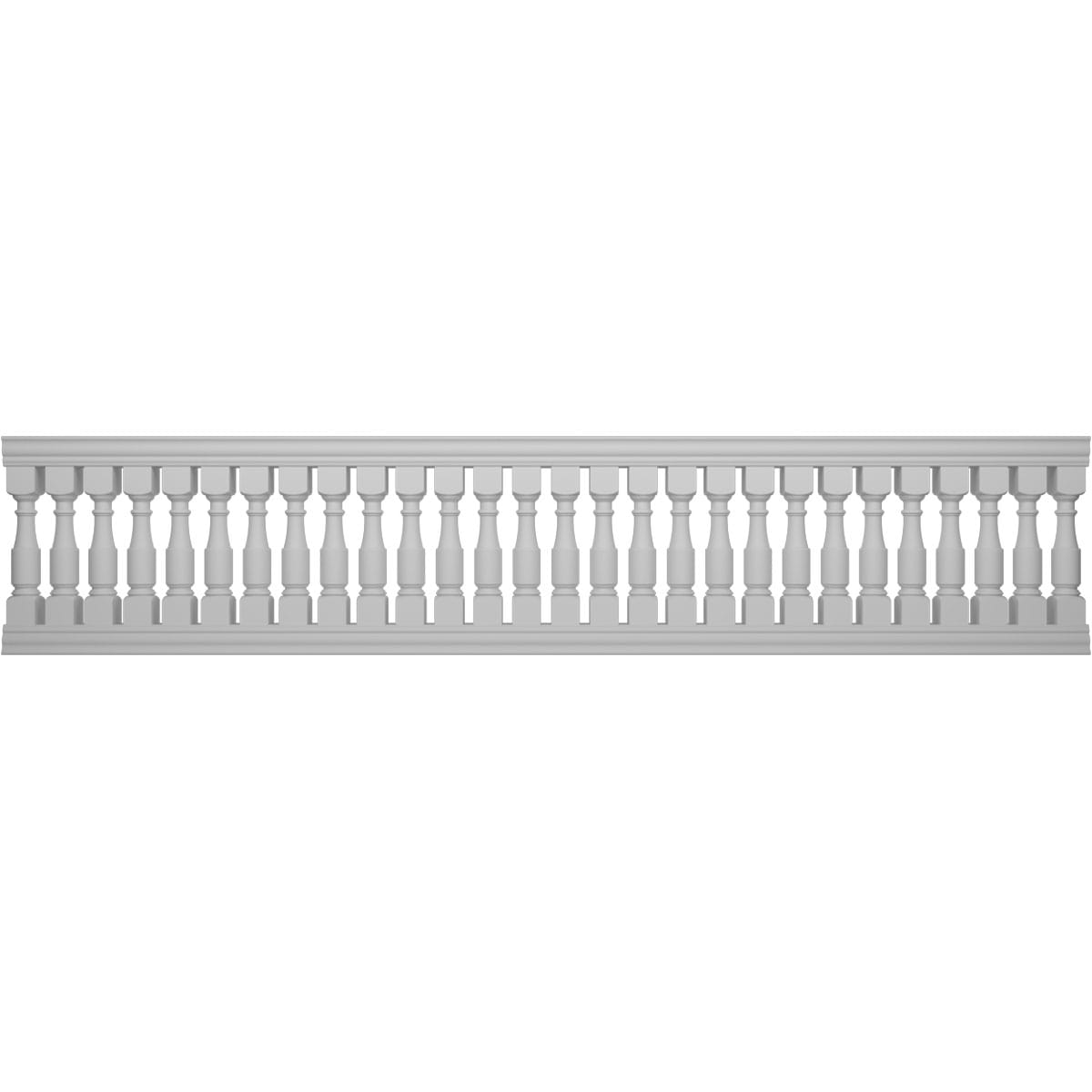 Ekena Millwork BALK42X192HMA FiberThane 16-Feet x 42-Inches Hamilton Fiberglass Deck Rail Kit