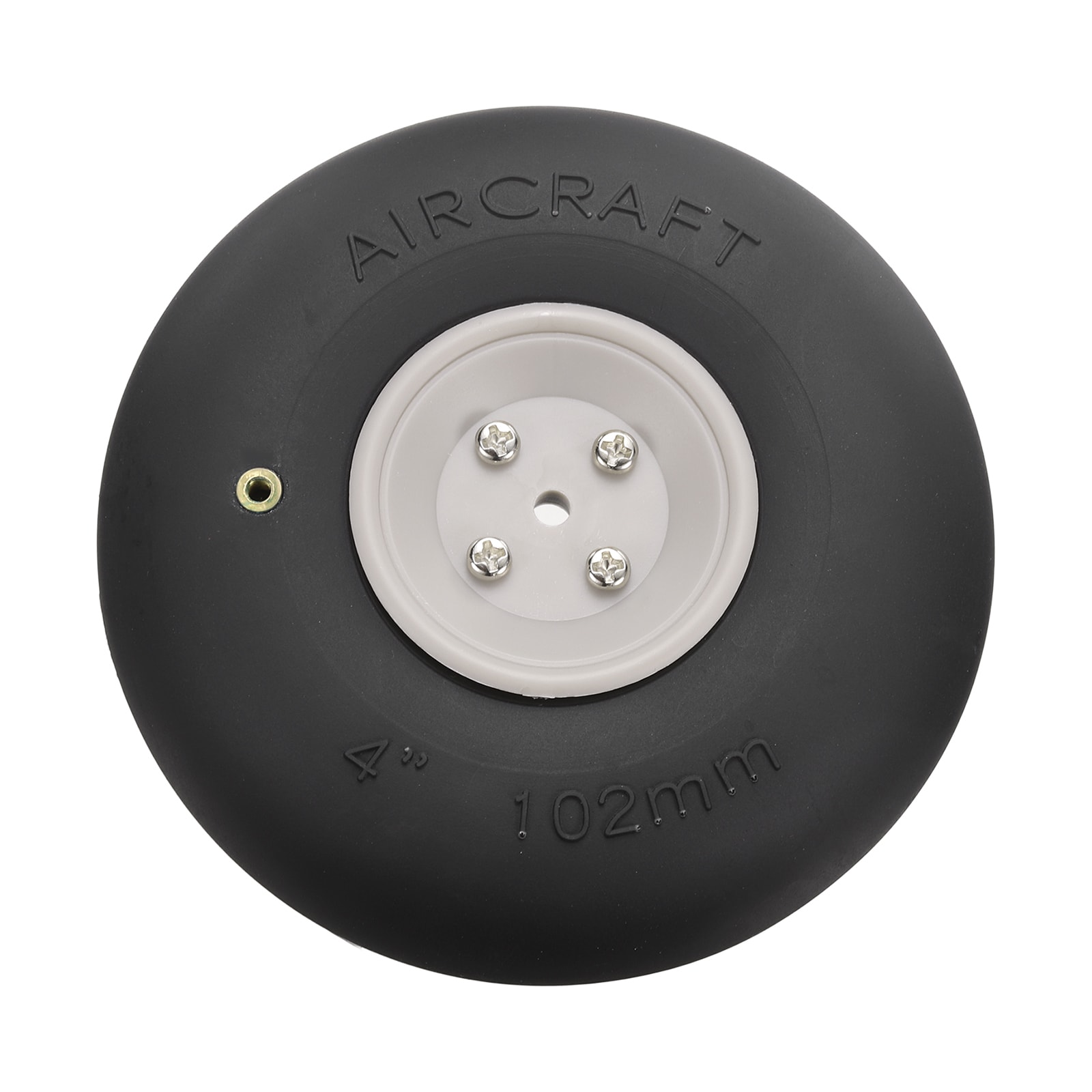 Unique Bargains Fixed Wing RC Airplane Wheels 4.02 Inch OD RC Airplane Aircraft PU Sponge Wheels Tire Tail Undercarriage RC Foam Replacement Kit for DIY RC Model Plane Helicopter Aircraft 1pc #S26081200UX3884
