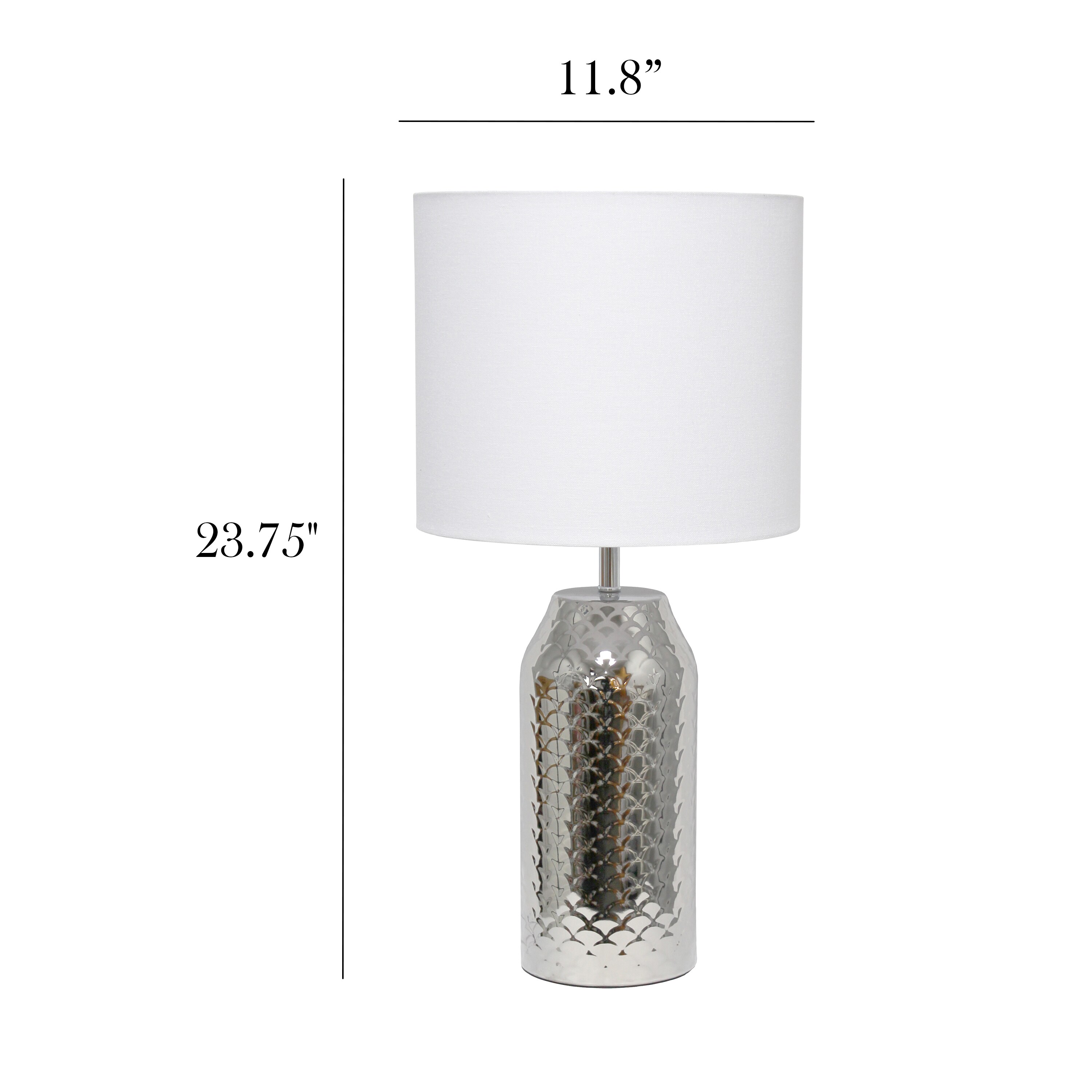 Simple Designs LT2124-CHR Table-Lamps - View #3