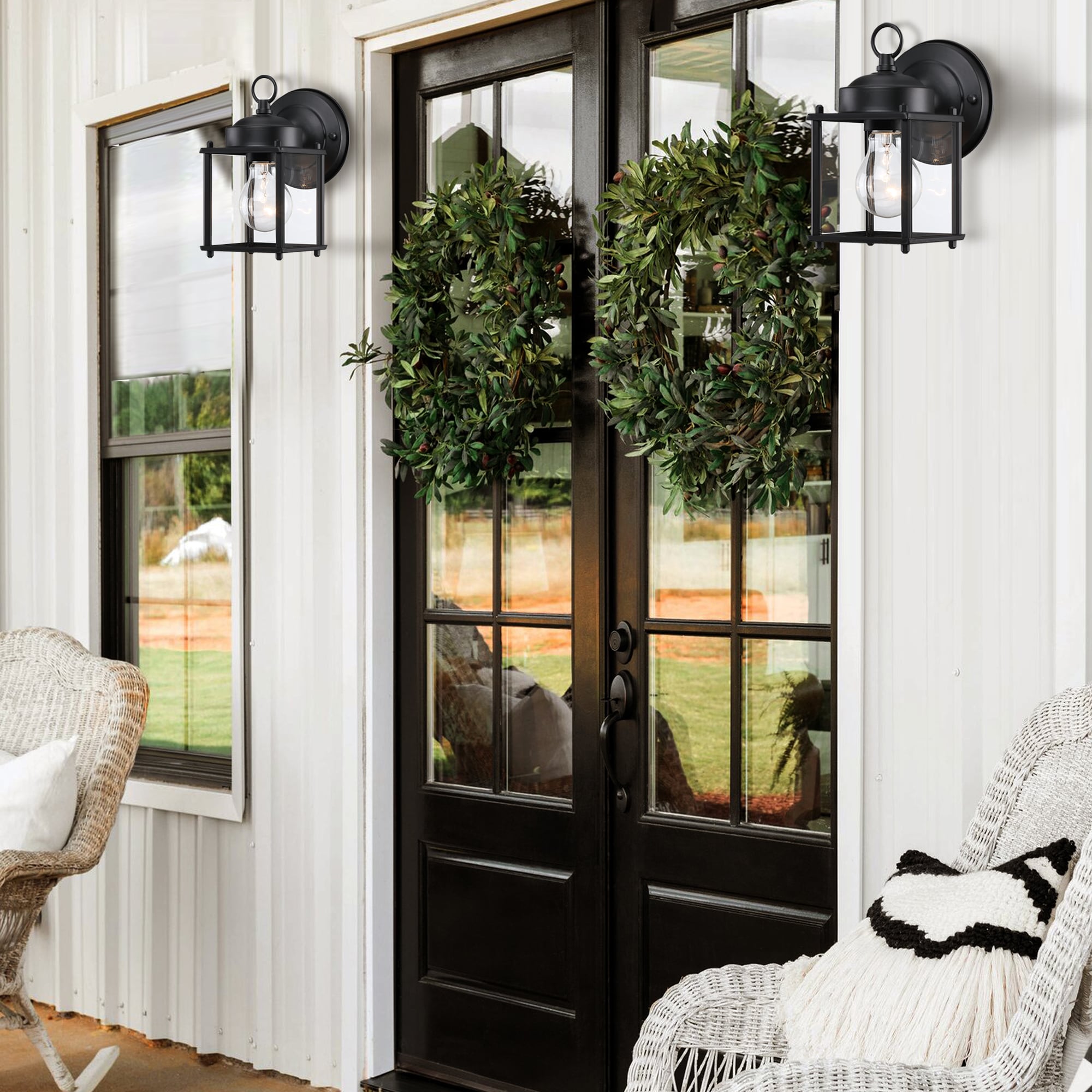 Hukoro 4FL10511-BK Outdoor-Wall-Lighting - View #9