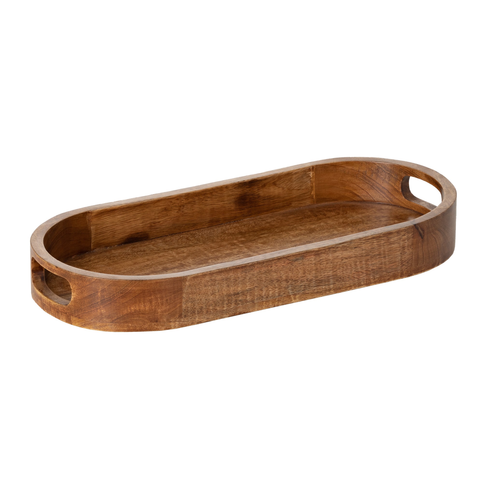 Sullivans N3015 Brown Wood Rustic Decorative tray