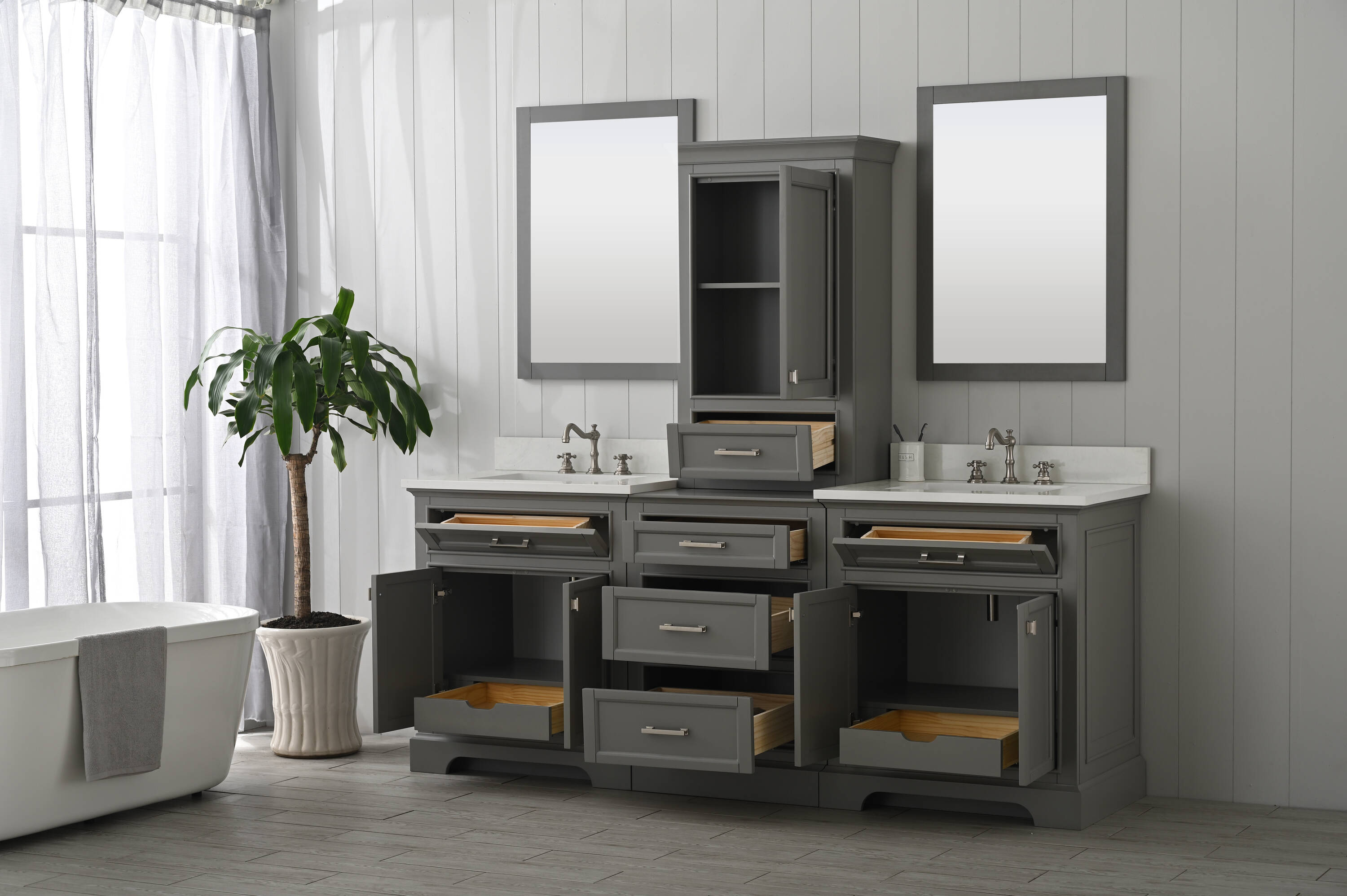 Design Element ML-84MC-GY Bath-Vanity-Combo - View #9