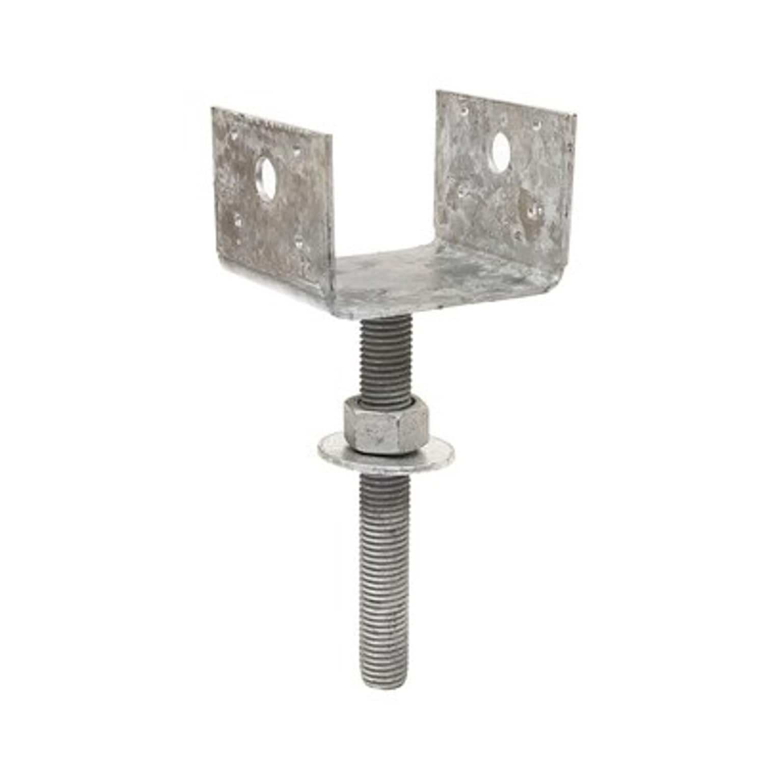 Simpson Strong-Tie EPB 4-in x 4-in Hot-dipped galvanized Wood to concrete (cast in place) Base #EPB44PHDG
