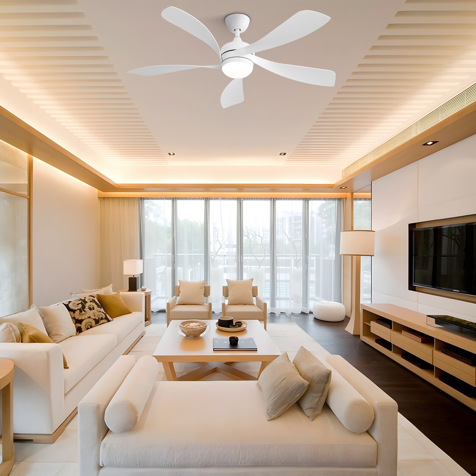 Sofucor L-52K096-WH-ABS-WH60 Ceiling-Fans - View #6