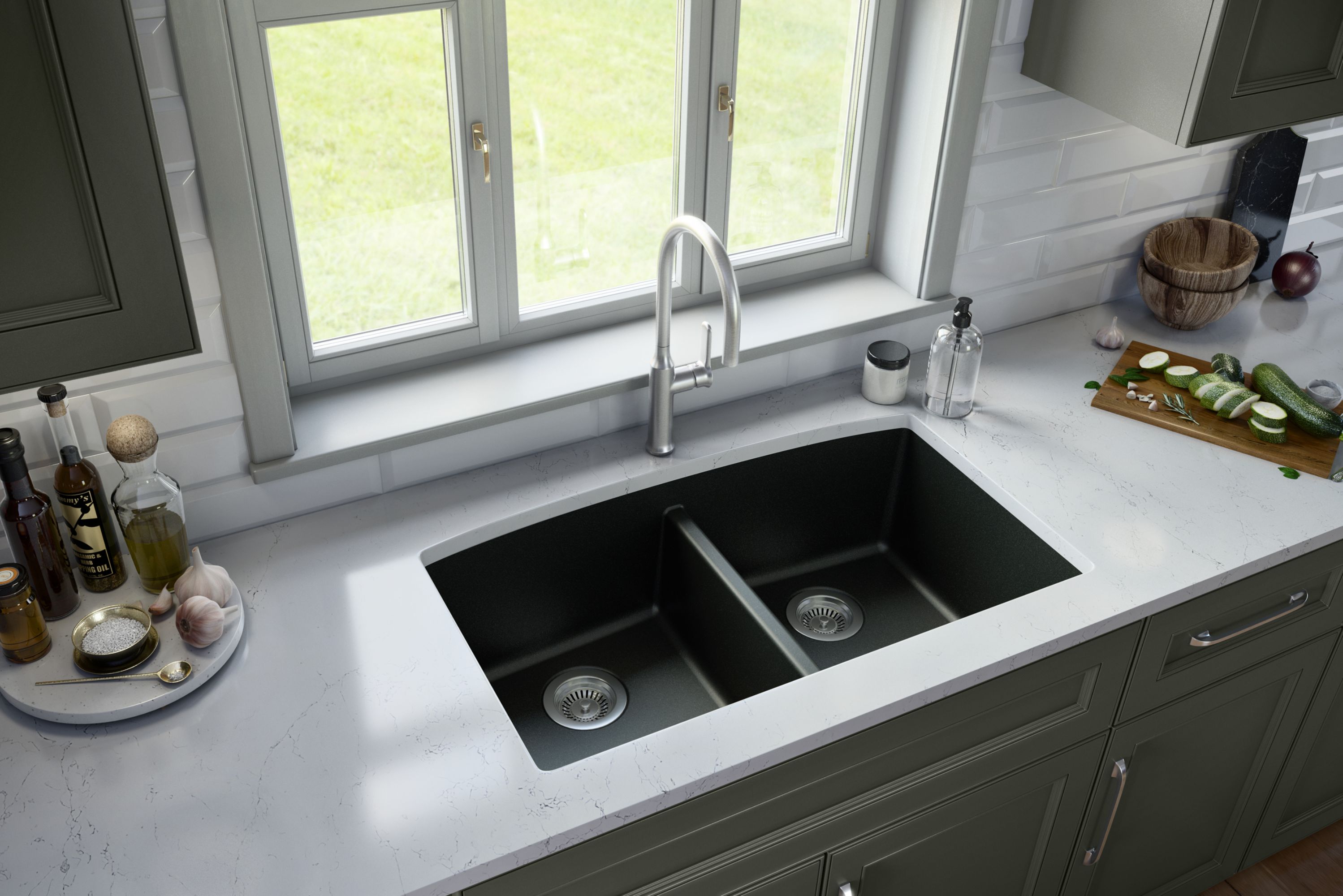 Karran QU-710-BL-PK1 Kitchen-Sinks - View #3