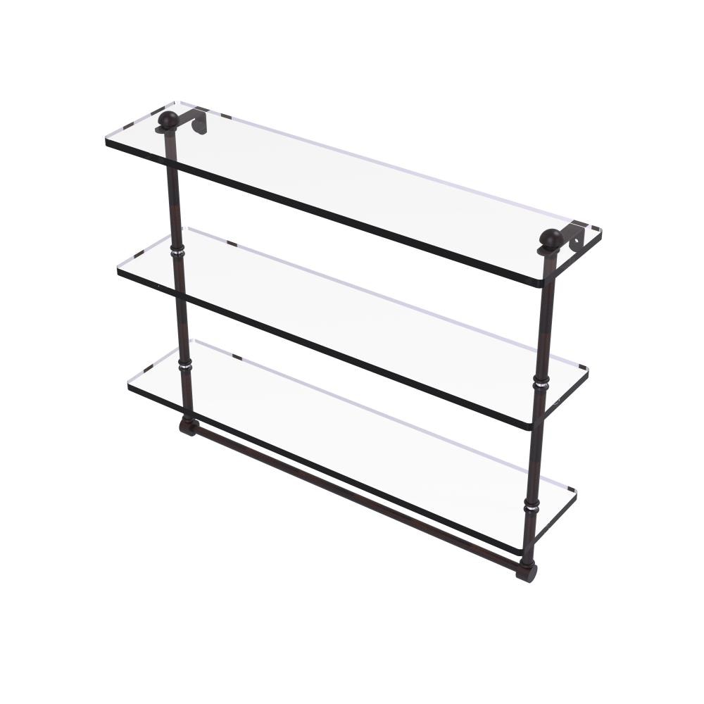 Allied Brass RC-5/16TB-VB Venetian Bronze 3-Tier Wall Mount Bathroom Shelf (16-in X 18-in X 5-in)