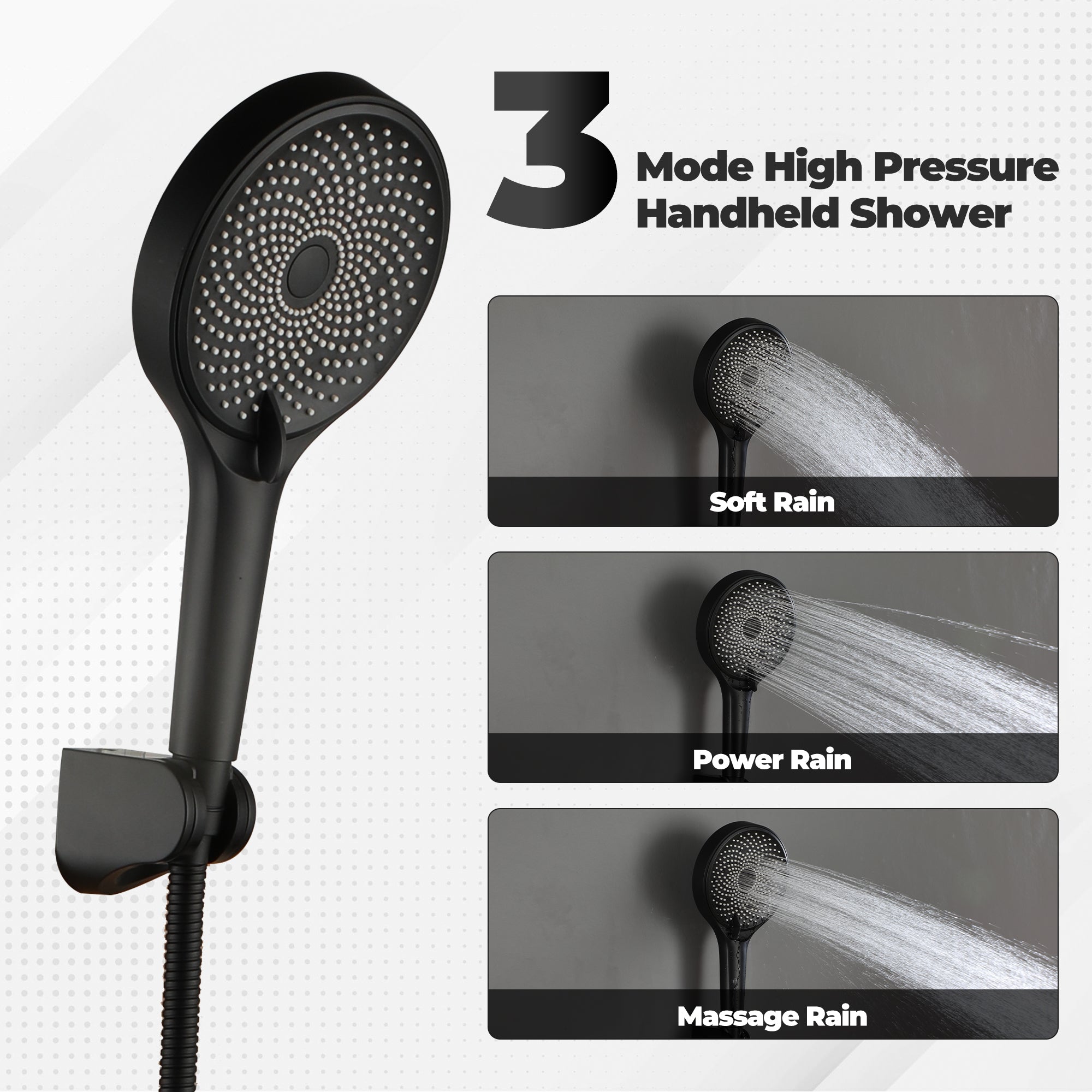 Boyel Living BL-A4391-MB Showerhead-Bar-Panels - View #8
