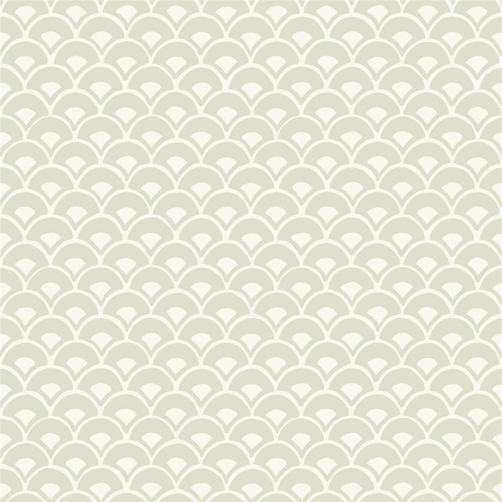 Magnolia Home MK1158 56-sq ft Beige Paper Abstract Prepasted Soak and Hang Wallpaper