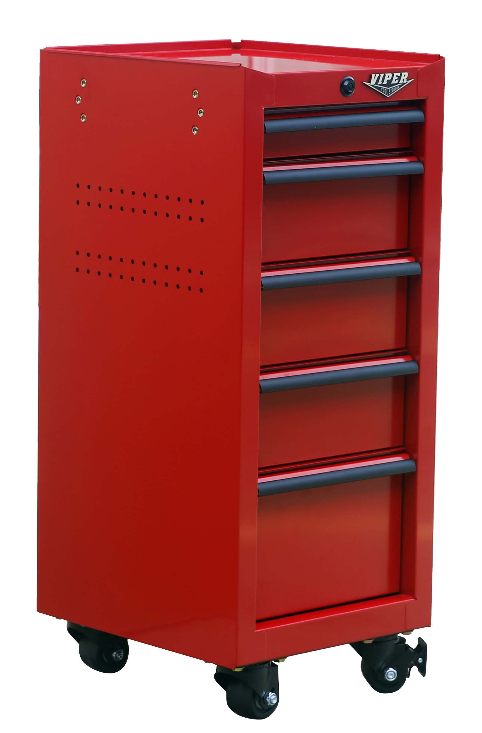 Viper Tool Storage 16-in W x 37-in H 5-Drawer Steel Rolling Tool ...