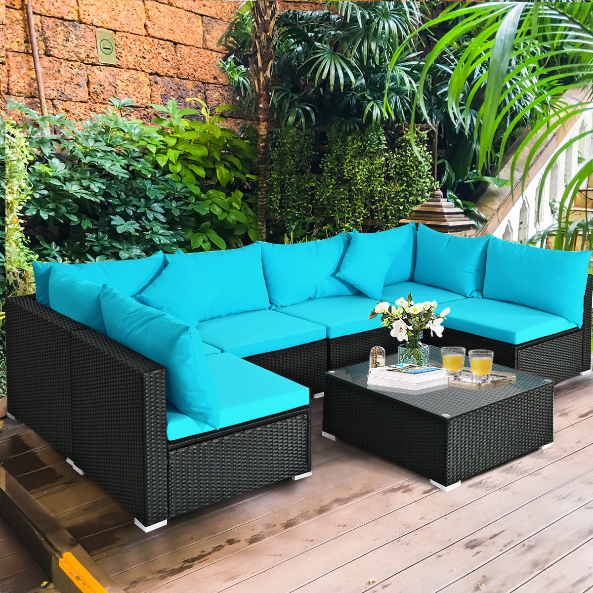WELLFOR OUG66524BTU+ Patio-Conversation-Sets - View #13