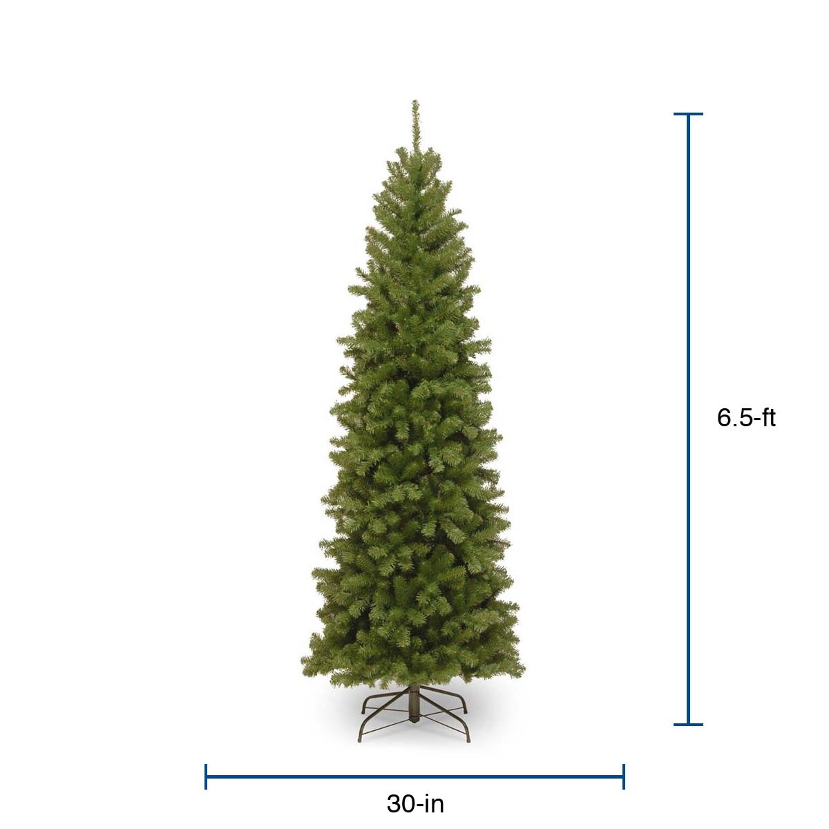 National Tree Company 6.5-ft North Valley Spruce Artificial Christmas ...