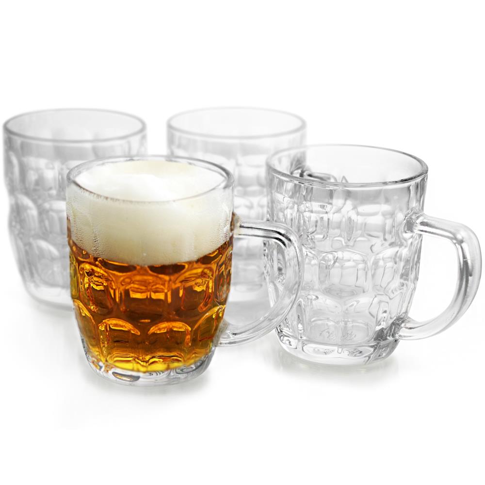 Transparent Glass Beer Cup Vintage Glass Night Pot With Crystal Glass,  Relief Glass Bottle And Night Cup Set 