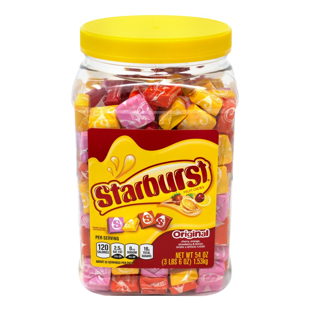 Starburst Starburst Original Fruit Chews Tub, 54 oz in the Snacks & Candy department at Lowes.com