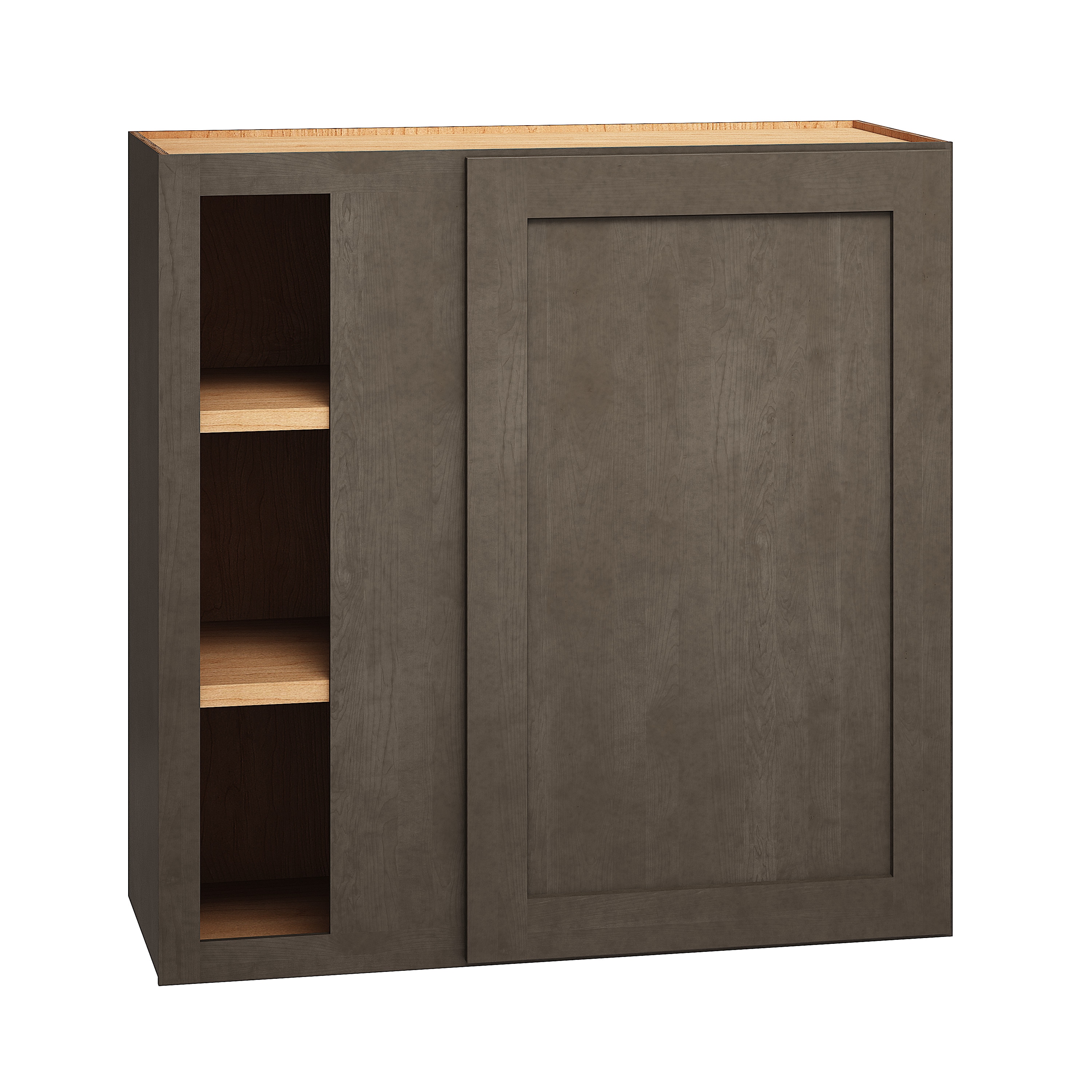 RELIABILT 334 WC3030S Pinnacle 30-in W x 30-in H x 12-in D Stain Blind Corner wall Fully assembled Plywood Cabinet (Recessed Panel Slab)
